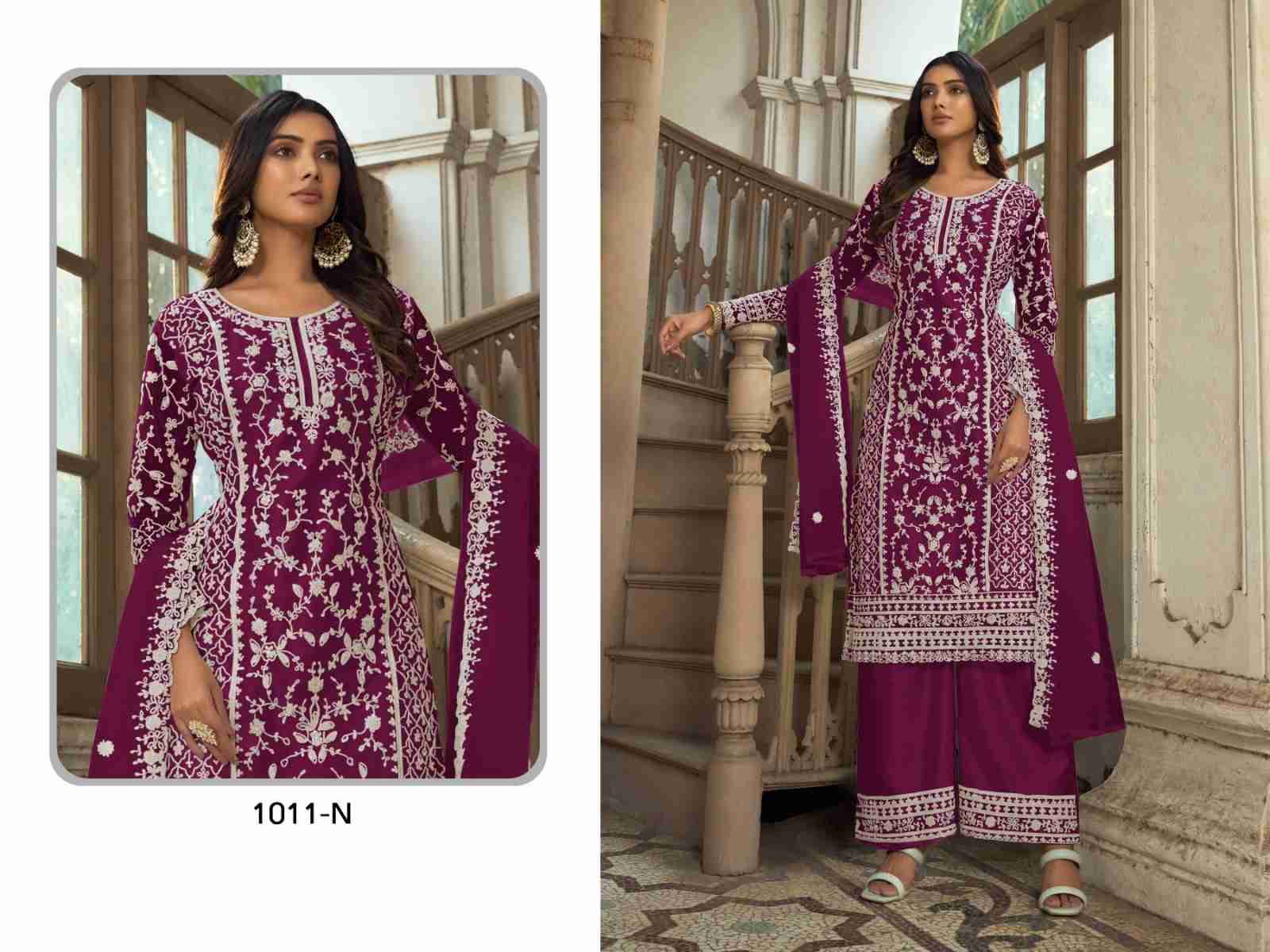 Khwaab 1011 Colours By Sabah 1011-A To 1011-O Series Beautiful Pakistani Suits Colorful Stylish Fancy Casual Wear & Ethnic Wear Heavy Net With Embroidered Dresses At Wholesale Price