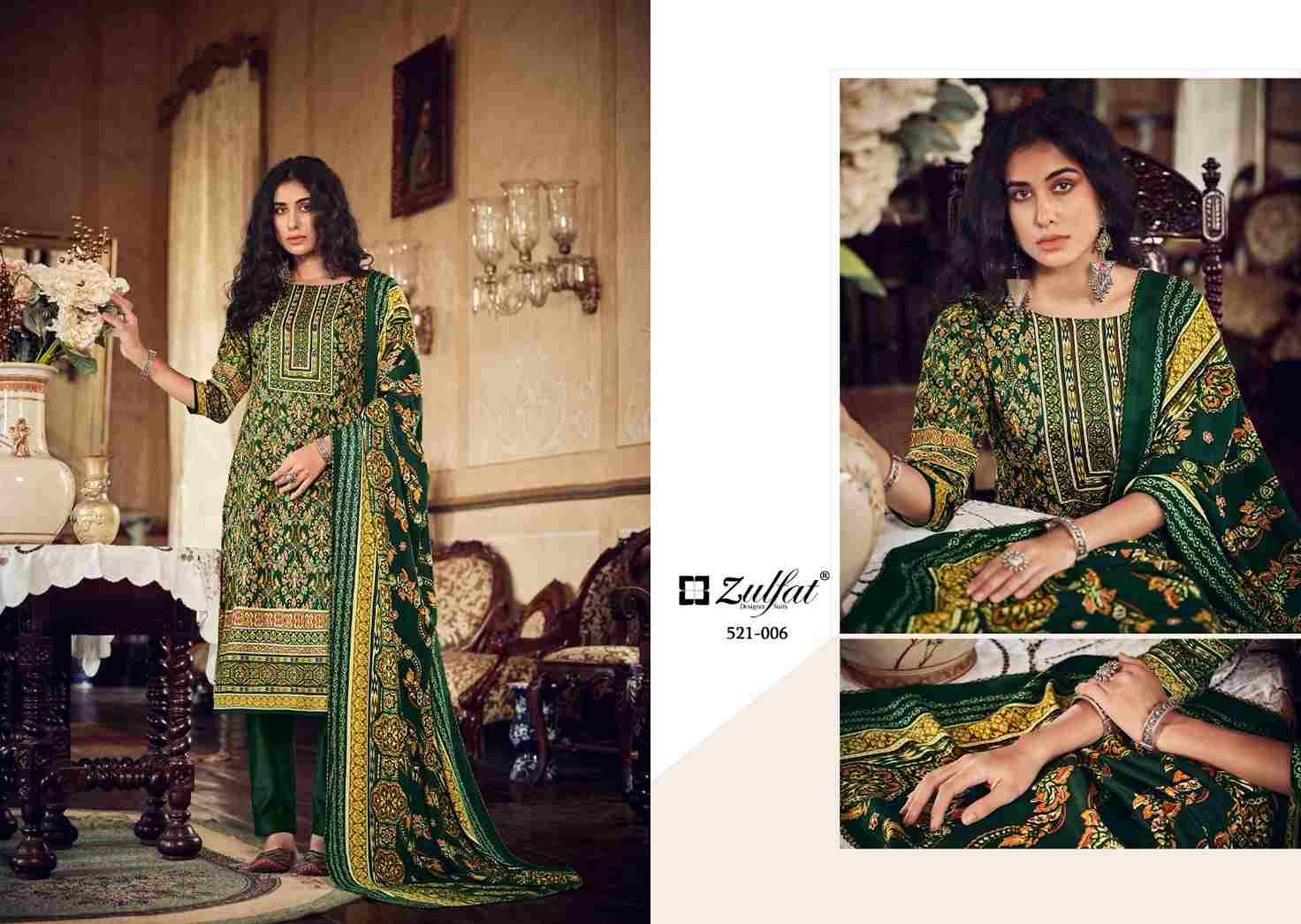 Rehnuma By Zulfat 521-001 To 521-008 Series Beautiful Festive Suits Stylish Fancy Colorful Casual Wear & Ethnic Wear Pure Pashmina Print Dresses At Wholesale Price