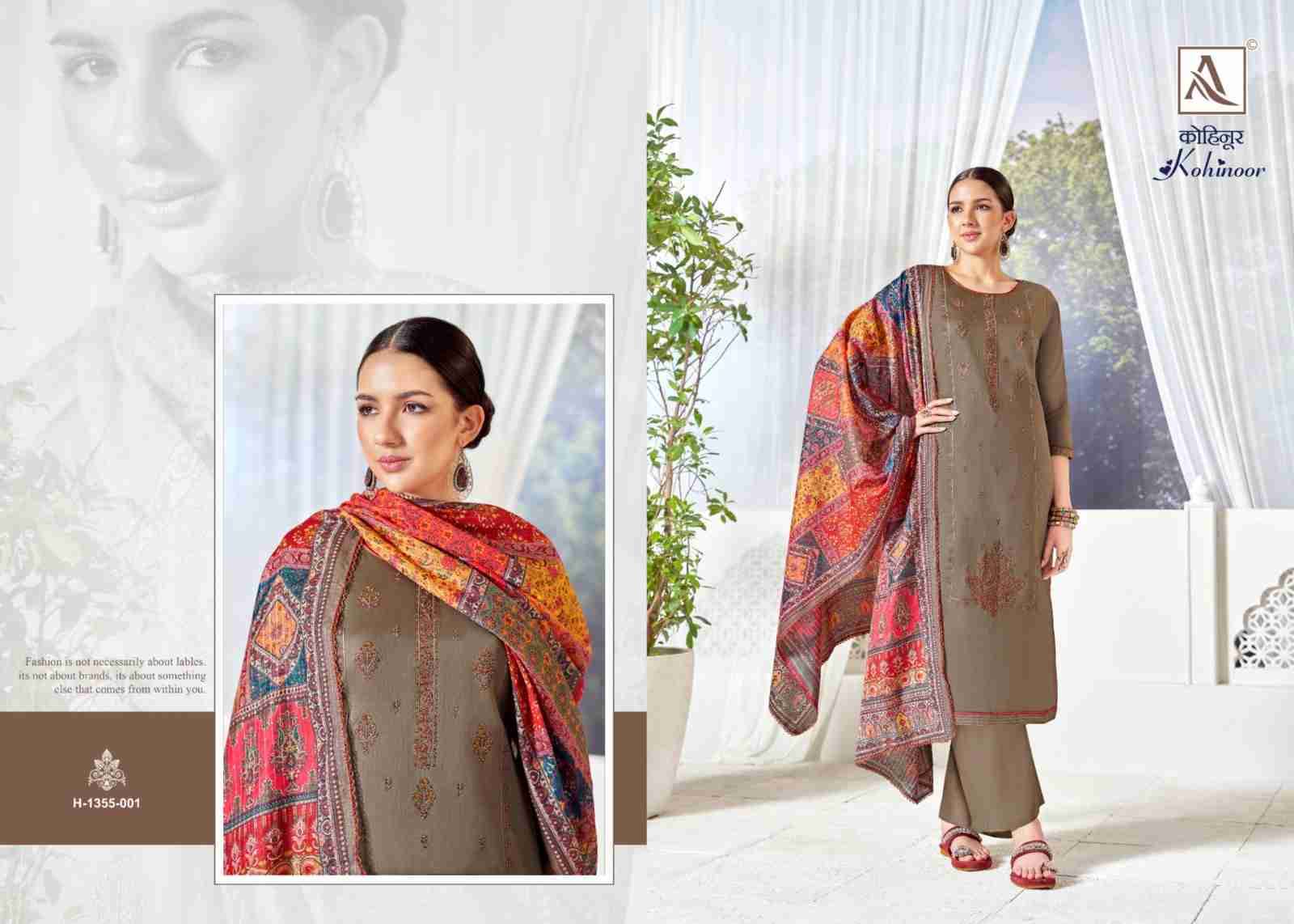 Kohinoor By Alok Suit 1355-001 To 1355-006 Series Beautiful Festive Suits Stylish Fancy Colorful Casual Wear & Ethnic Wear Pure Jam Print Dresses At Wholesale Price