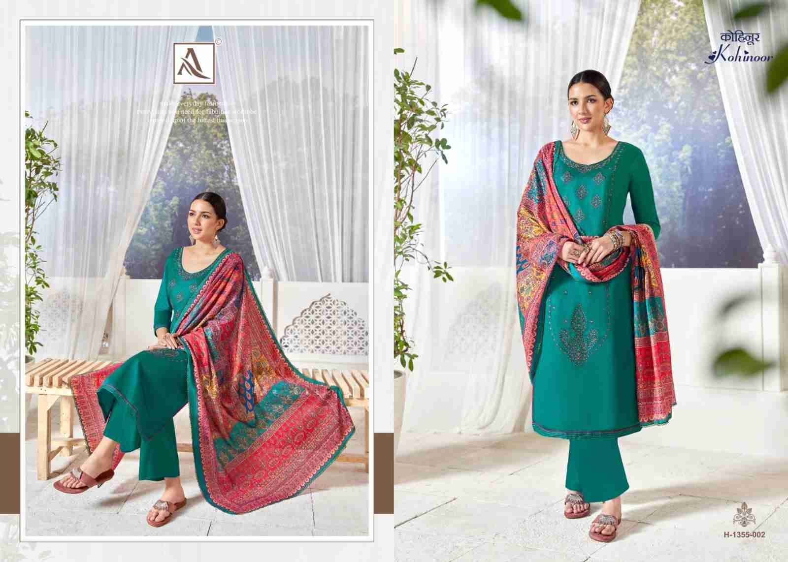 Kohinoor By Alok Suit 1355-001 To 1355-006 Series Beautiful Festive Suits Stylish Fancy Colorful Casual Wear & Ethnic Wear Pure Jam Print Dresses At Wholesale Price