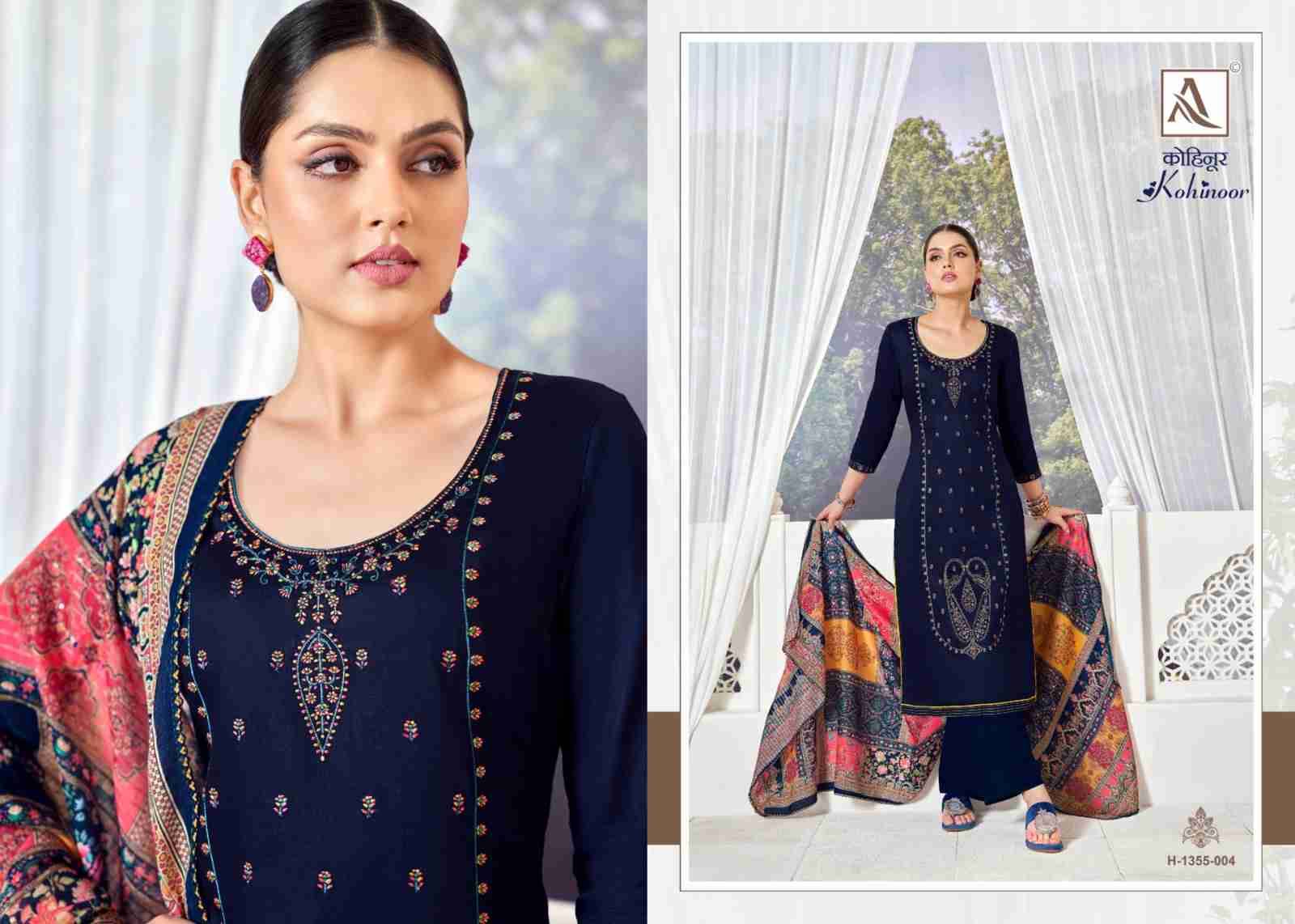 Kohinoor By Alok Suit 1355-001 To 1355-006 Series Beautiful Festive Suits Stylish Fancy Colorful Casual Wear & Ethnic Wear Pure Jam Print Dresses At Wholesale Price