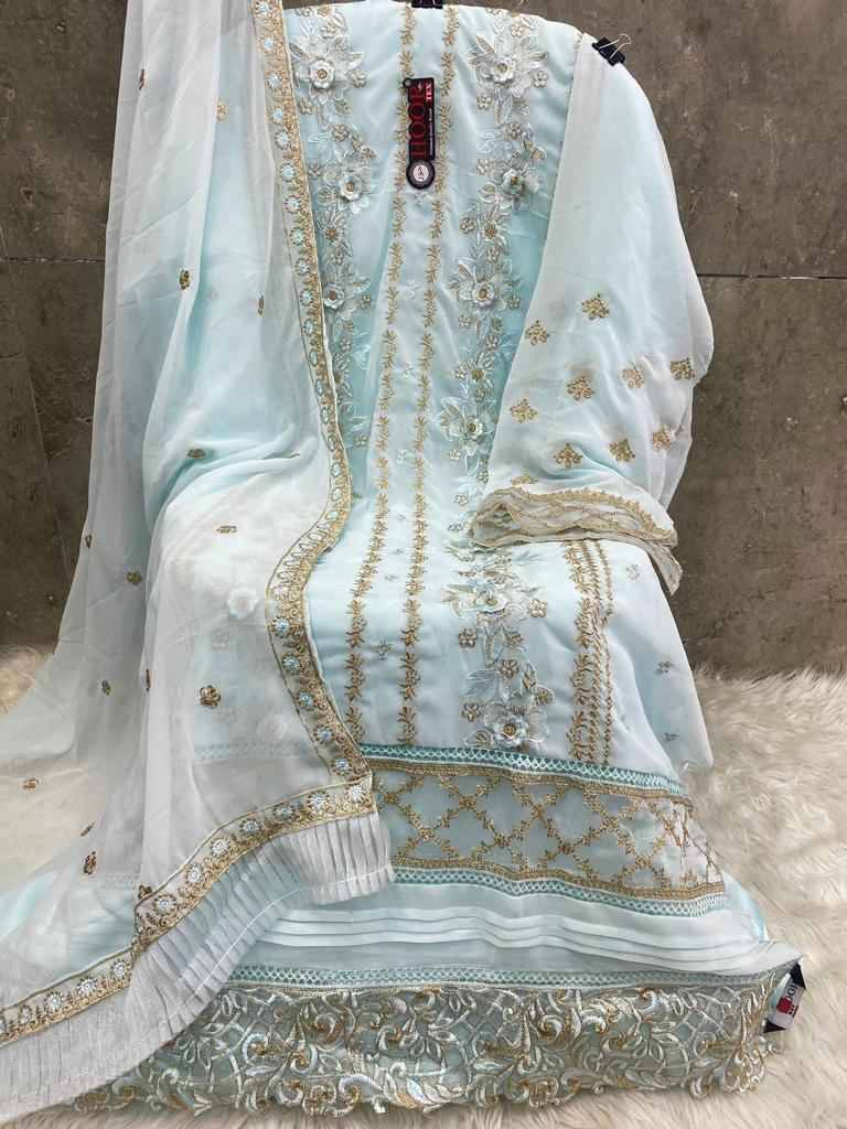 Hoor Tex Hit Design H-176 Colours By Hoor Tex H-176-A To H-176-D Series Designer Festive Pakistani Suits Collection Beautiful Stylish Fancy Colorful Party Wear & Occasional Wear Heavy Georgette Embroidered Dresses At Wholesale Price