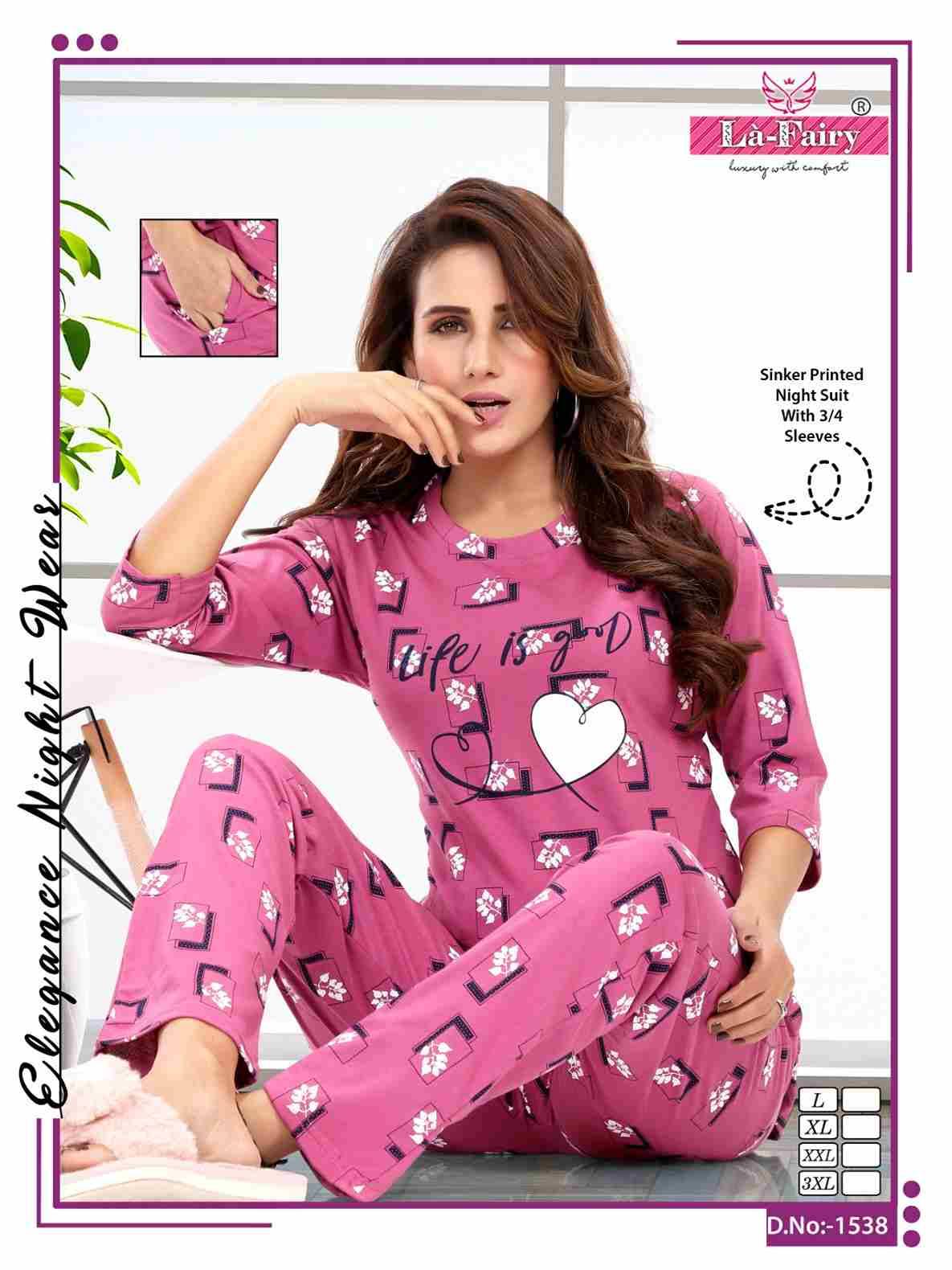 1538 By Kaamiri 01 To 06 Series Beautiful Stylish Fancy Colorful Casual Wear & Ethnic Wear Hosiery Sinker Night Suits At Wholesale Price