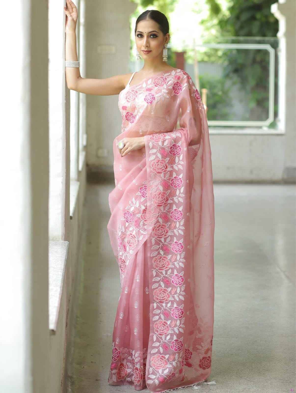 Jagruti By Fashid Wholesale 01 To 04 Series Indian Traditional Wear Collection Beautiful Stylish Fancy Colorful Party Wear & Occasional Wear Organza Silk Sarees At Wholesale Price