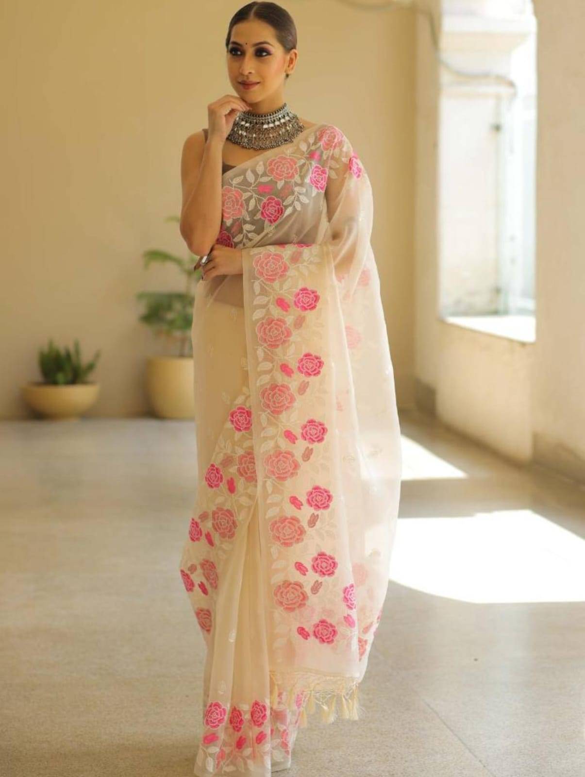 Jagruti By Fashid Wholesale 01 To 04 Series Indian Traditional Wear Collection Beautiful Stylish Fancy Colorful Party Wear & Occasional Wear Organza Silk Sarees At Wholesale Price