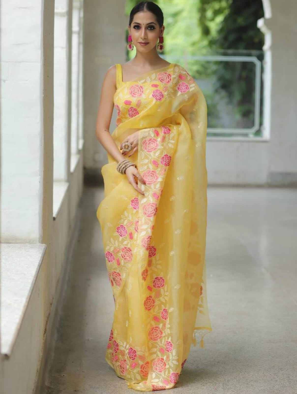 Jagruti By Fashid Wholesale 01 To 04 Series Indian Traditional Wear Collection Beautiful Stylish Fancy Colorful Party Wear & Occasional Wear Organza Silk Sarees At Wholesale Price
