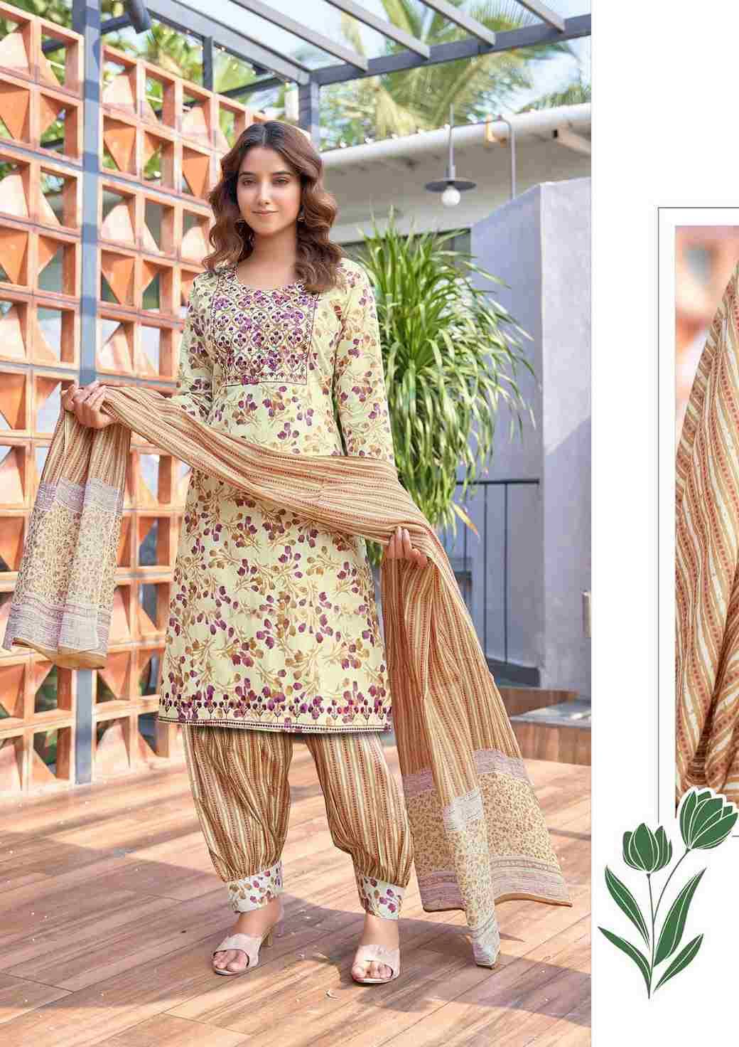 Guzarish By Yashika Trends 1001 To 1008 Series Beautiful Stylish Festive Suits Fancy Colorful Casual Wear & Ethnic Wear & Ready To Wear Heavy Cotton Embroidered Dresses At Wholesale Price