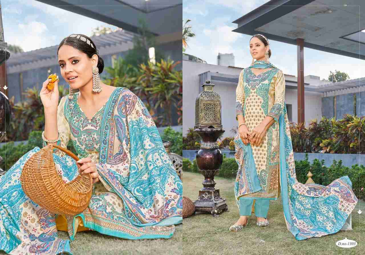Kashmir Ki Kali Vol-13 By Radha Fab 1301 To 1310 Series Beautiful Festive Suits Colorful Stylish Fancy Casual Wear & Ethnic Wear Pure Pashmina Embroidered Dresses At Wholesale Price