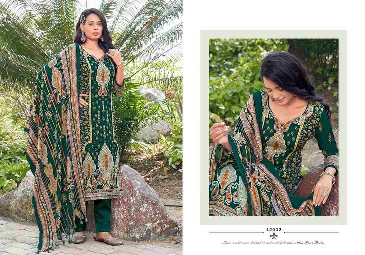 Kashmir Ki Kali Vol-12 By Radha Fab 12001 To 12010 Series Beautiful Festive Suits Colorful Stylish Fancy Casual Wear & Ethnic Wear Pure Pashmina Embroidered Dresses At Wholesale Price