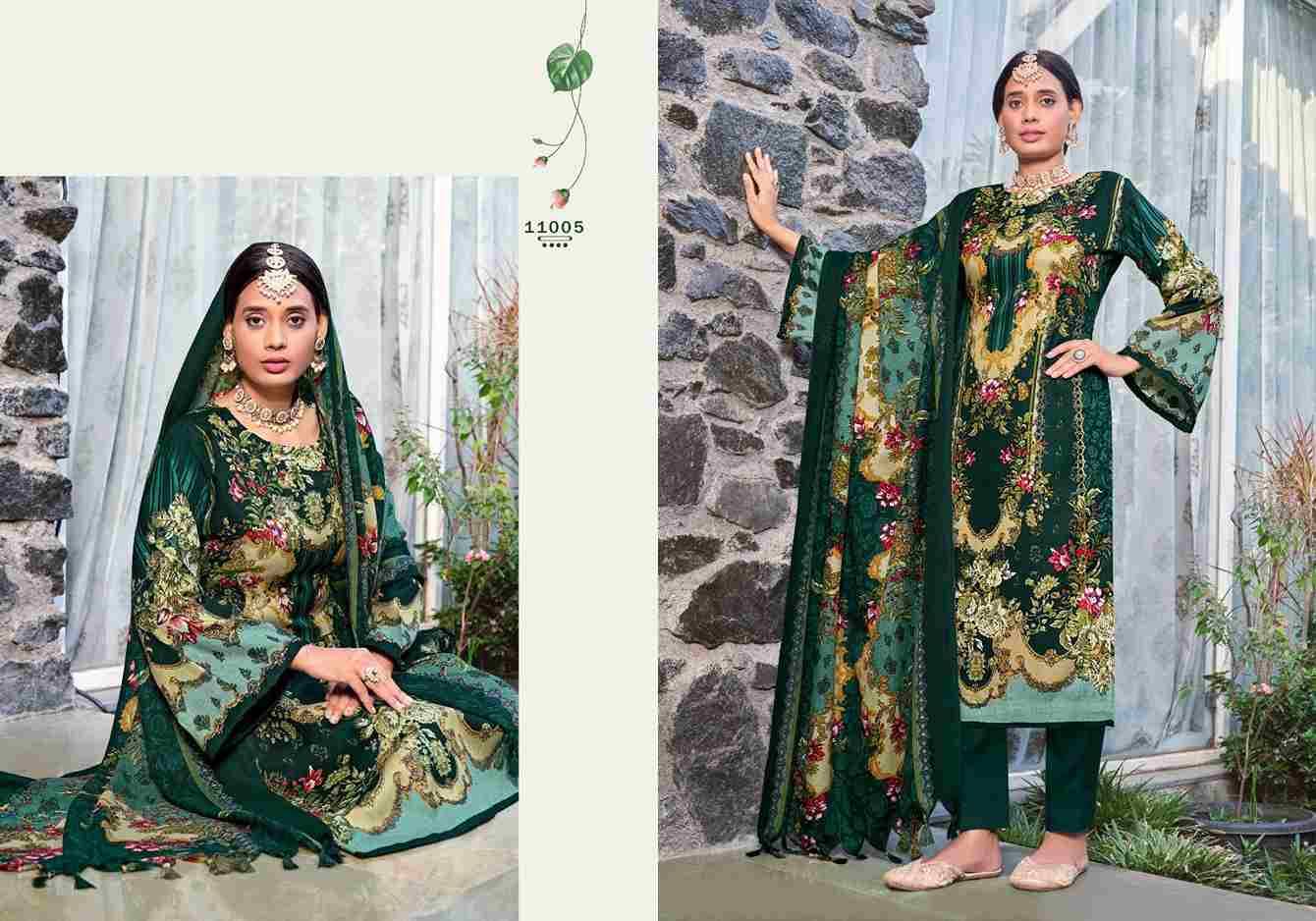 Kashmir Ki Kali Vol-11 By Radha Fab 11001 To 11010 Series Beautiful Festive Suits Colorful Stylish Fancy Casual Wear & Ethnic Wear Pure Pashmina Embroidered Dresses At Wholesale Price