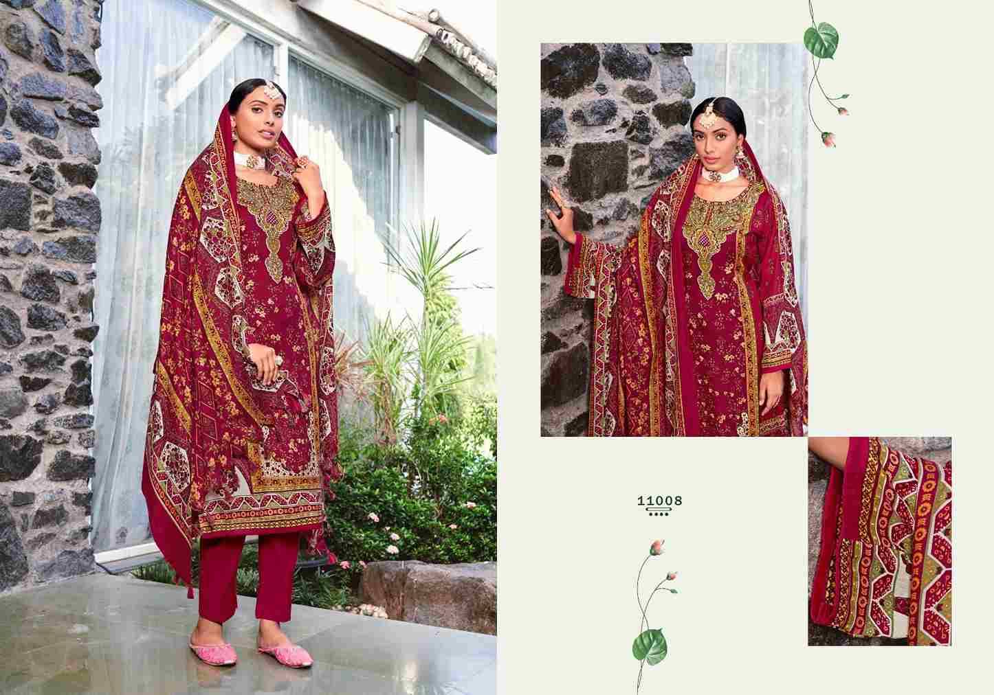 Kashmir Ki Kali Vol-11 By Radha Fab 11001 To 11010 Series Beautiful Festive Suits Colorful Stylish Fancy Casual Wear & Ethnic Wear Pure Pashmina Embroidered Dresses At Wholesale Price