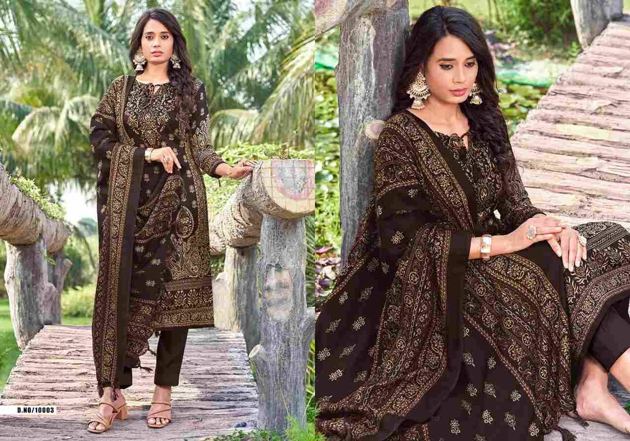 Kashmir Ki Kali Vol-10 By Radha Fab 10001 To 10010 Series Beautiful Festive Suits Colorful Stylish Fancy Casual Wear & Ethnic Wear Pure Pashmina Embroidered Dresses At Wholesale Price