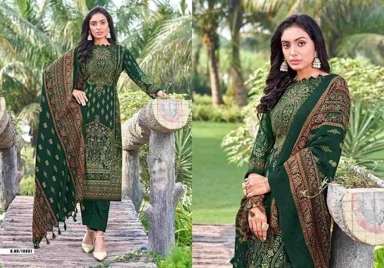 Kashmir Ki Kali Vol-10 By Radha Fab 10001 To 10010 Series Beautiful Festive Suits Colorful Stylish Fancy Casual Wear & Ethnic Wear Pure Pashmina Embroidered Dresses At Wholesale Price