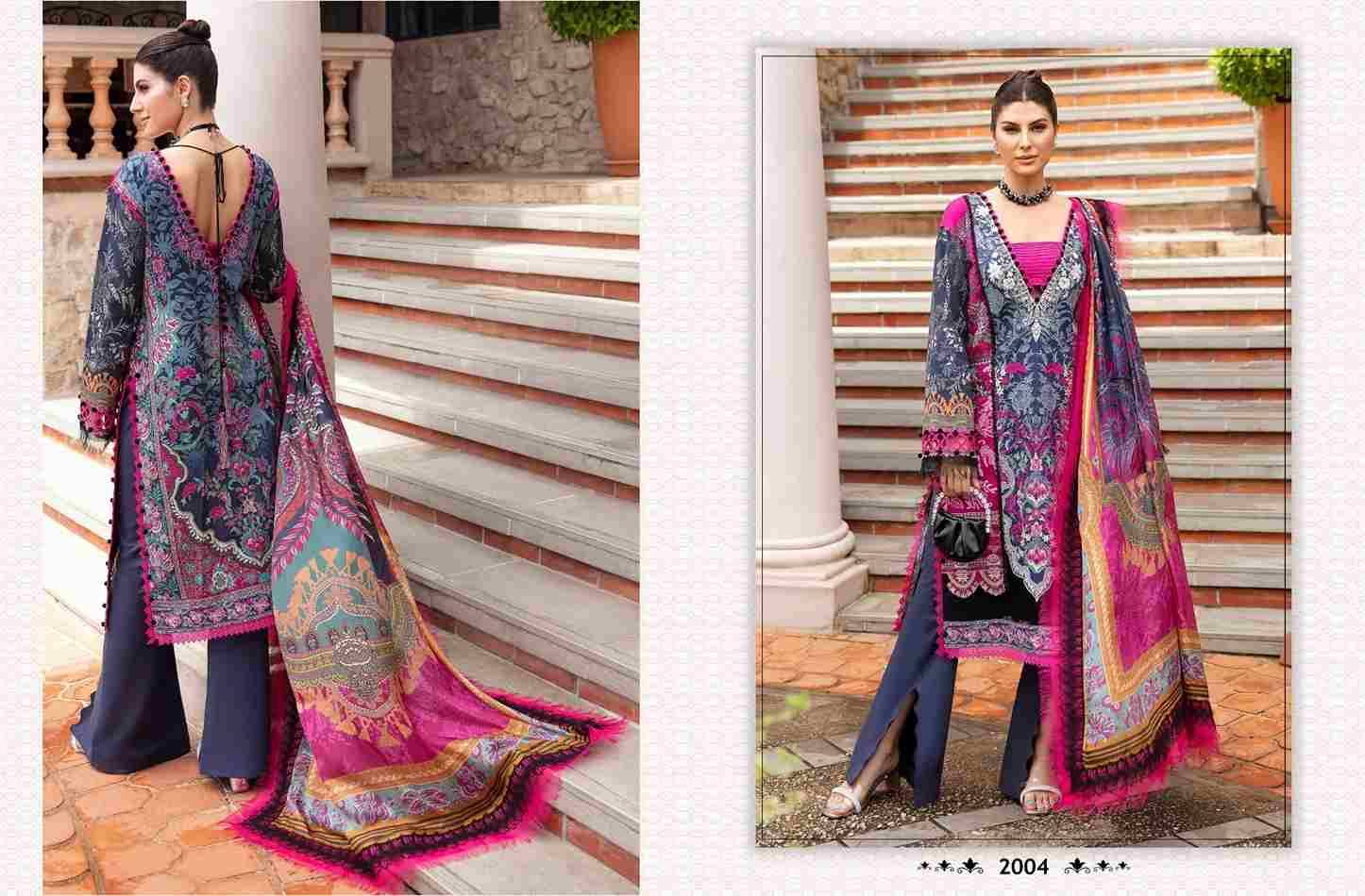 Bliss Vol-2 By Shraddha Designer 2001 To 2006 Series Beautiful Festive Suits Colorful Stylish Fancy Casual Wear & Ethnic Wear Lawn Cotton Embroidered Dresses At Wholesale Price