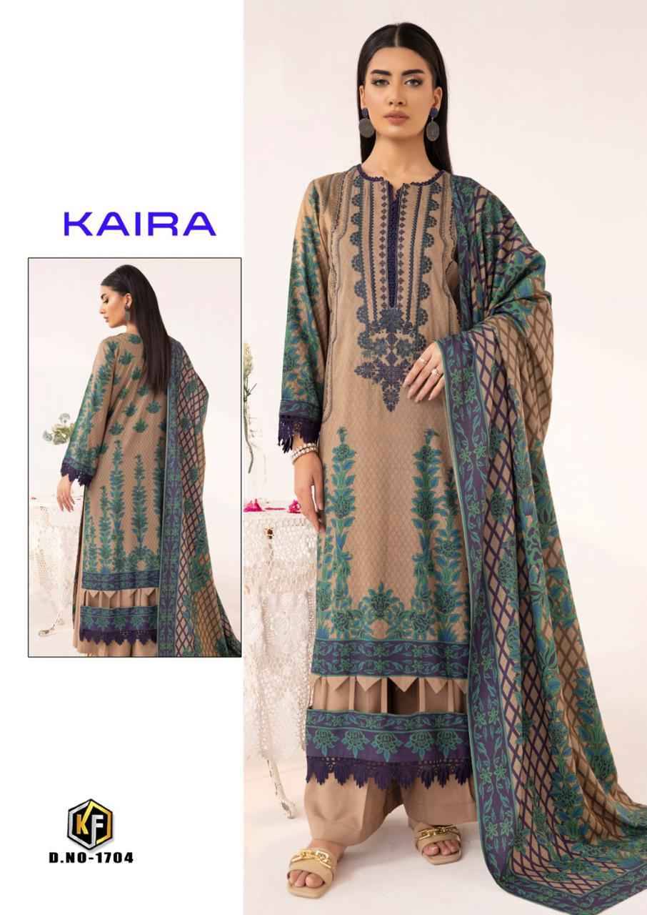 Kaira Vol-17 By Keval Fab 1701 To 1706 Series Beautiful Festive Suits Stylish Fancy Colorful Casual Wear & Ethnic Wear Pure Cotton Print Dresses At Wholesale Price