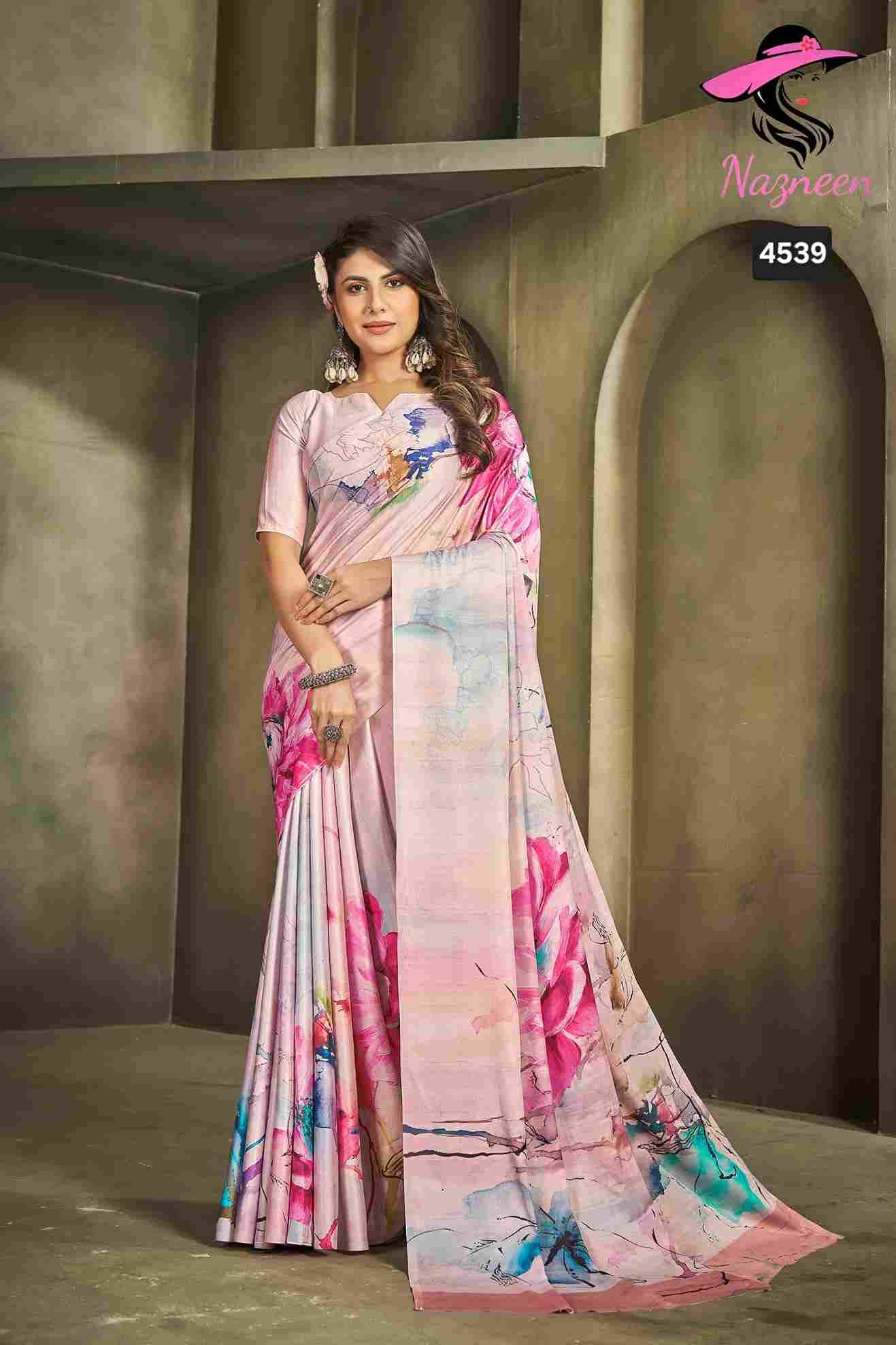 Ghoomer By Nazneen 4532 To 4540 Series Indian Traditional Wear Collection Beautiful Stylish Fancy Colorful Party Wear & Occasional Wear Japan Satin Sarees At Wholesale Price