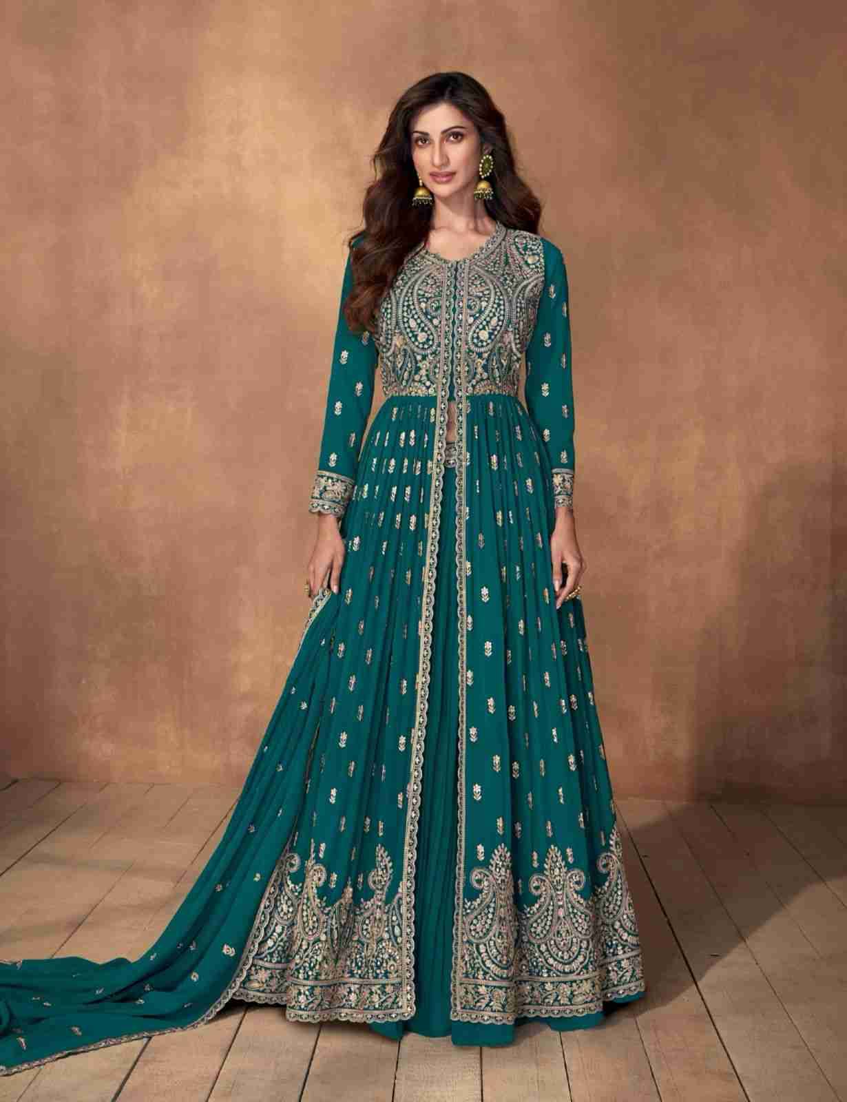 Madhubala By Aashirwad Creation 9848 To 9852 Series Beautiful Stylish Festive Suits Fancy Colorful Casual Wear & Ethnic Wear & Ready To Wear Georgette Dresses At Wholesale Price