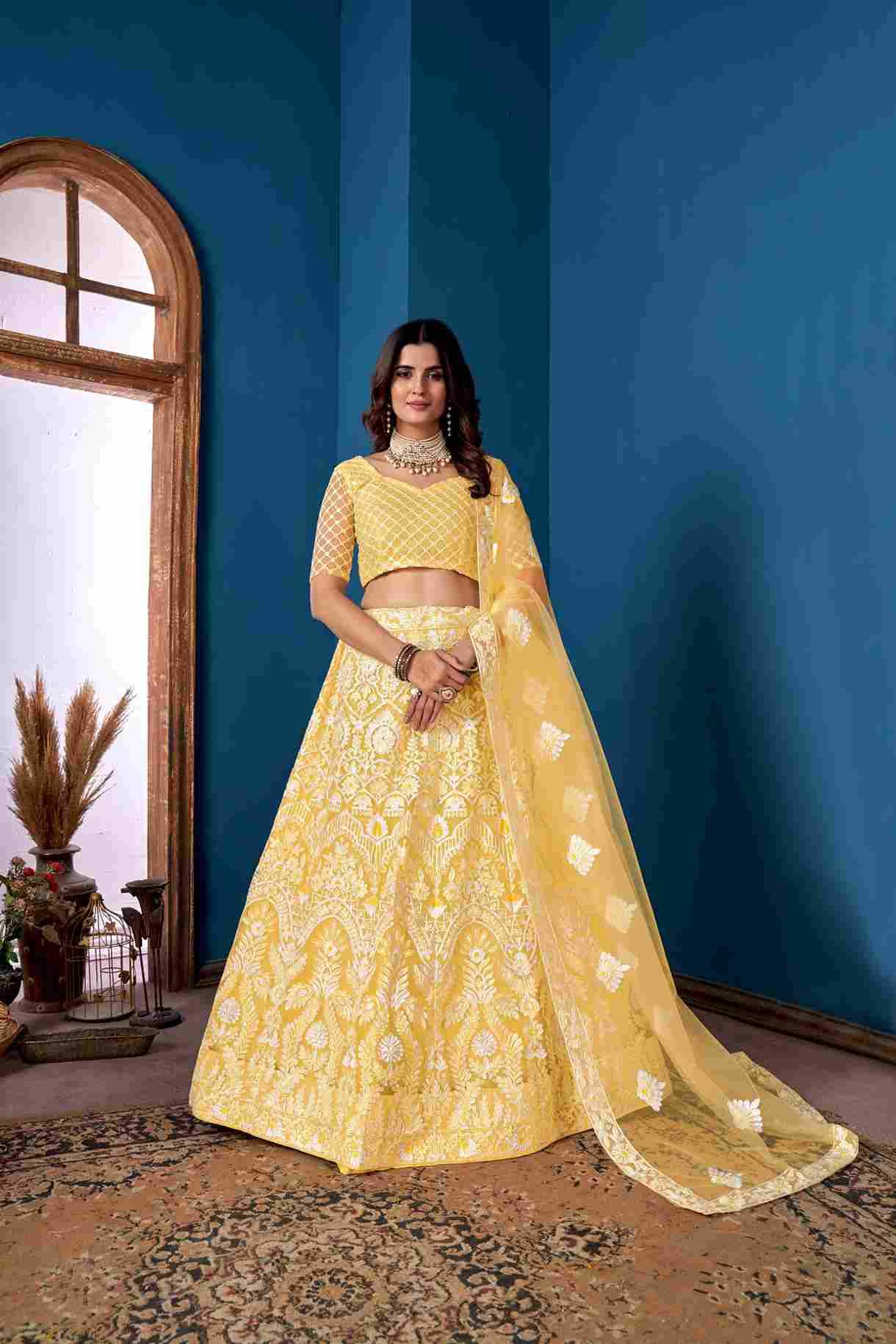 Rudrani By Zeeya 21001 To 21003 Series Festive Wear Collection Beautiful Stylish Colorful Fancy Party Wear & Occasional Wear Net Lehengas At Wholesale Price