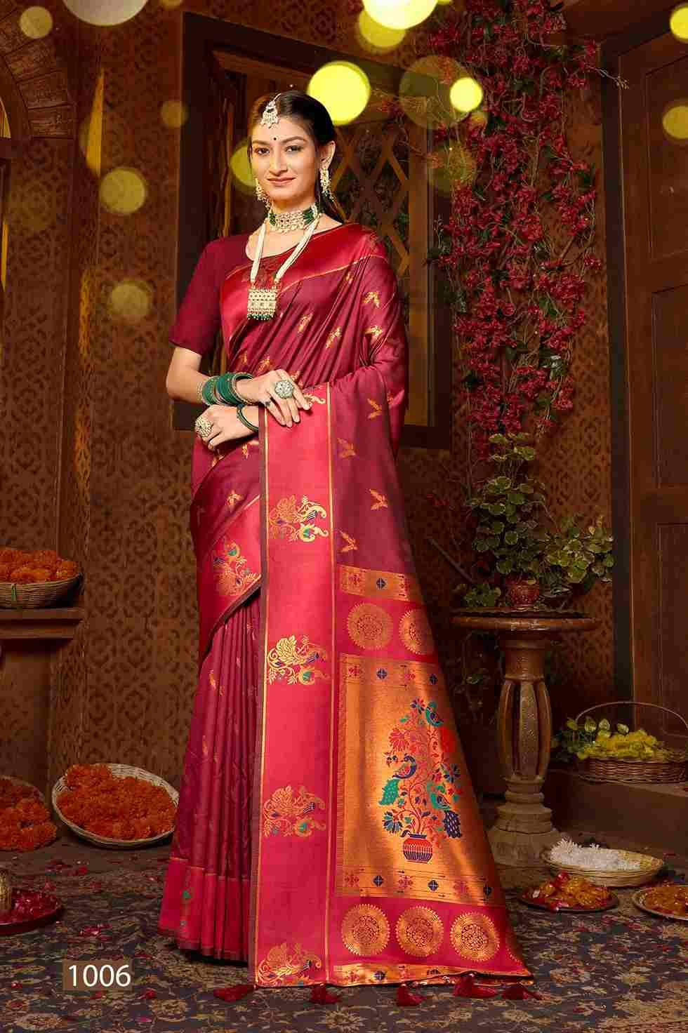 Paarvati Vol-1 By Saroj 1001 To 1006 Series Designer Beautiful Wedding Collection Colorful Fancy Party Wear & Occasional Wear Soft Silk Sarees At Wholesale Price
