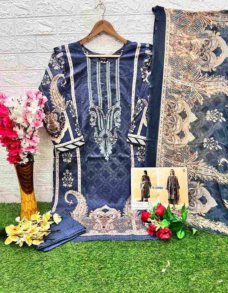 Vintage Vol-12 By Shraddha Designer 12001 To 12004 Series Beautiful Pakistani Suits Colorful Stylish Fancy Casual Wear & Ethnic Wear Lawn Cotton Print Embroidered Dresses At Wholesale Price