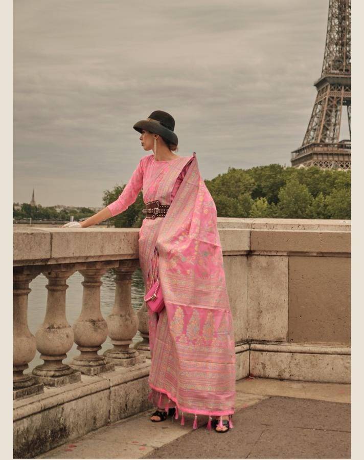 Kalila Silk By Raj Tex 341001 To 341006 Series Indian Traditional Wear Collection Beautiful Stylish Fancy Colorful Party Wear & Occasional Wear Handloom Silk Sarees At Wholesale Price