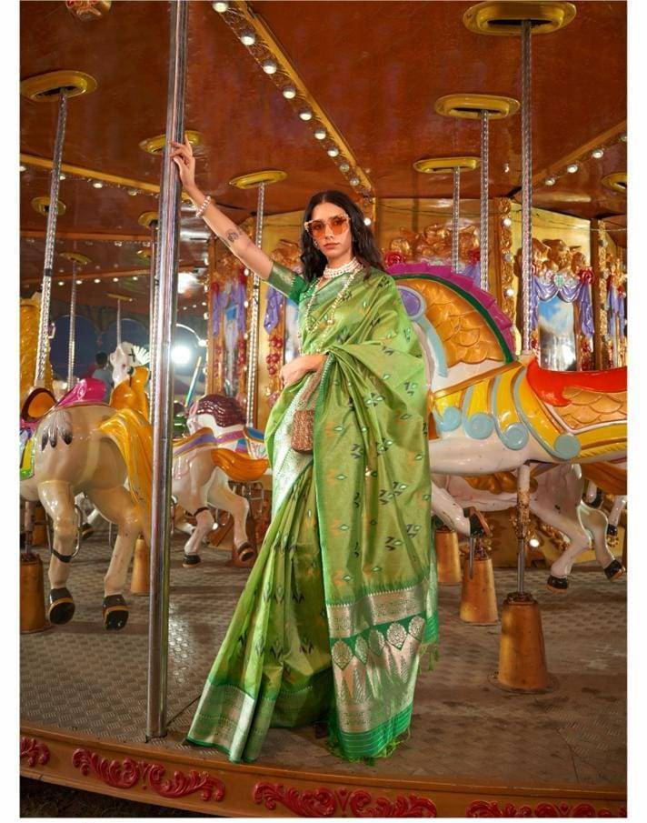 Kaitra Silk By Raj Tex 356001 To 356006 Series Indian Traditional Wear Collection Beautiful Stylish Fancy Colorful Party Wear & Occasional Wear Handloom Silk Sarees At Wholesale Price