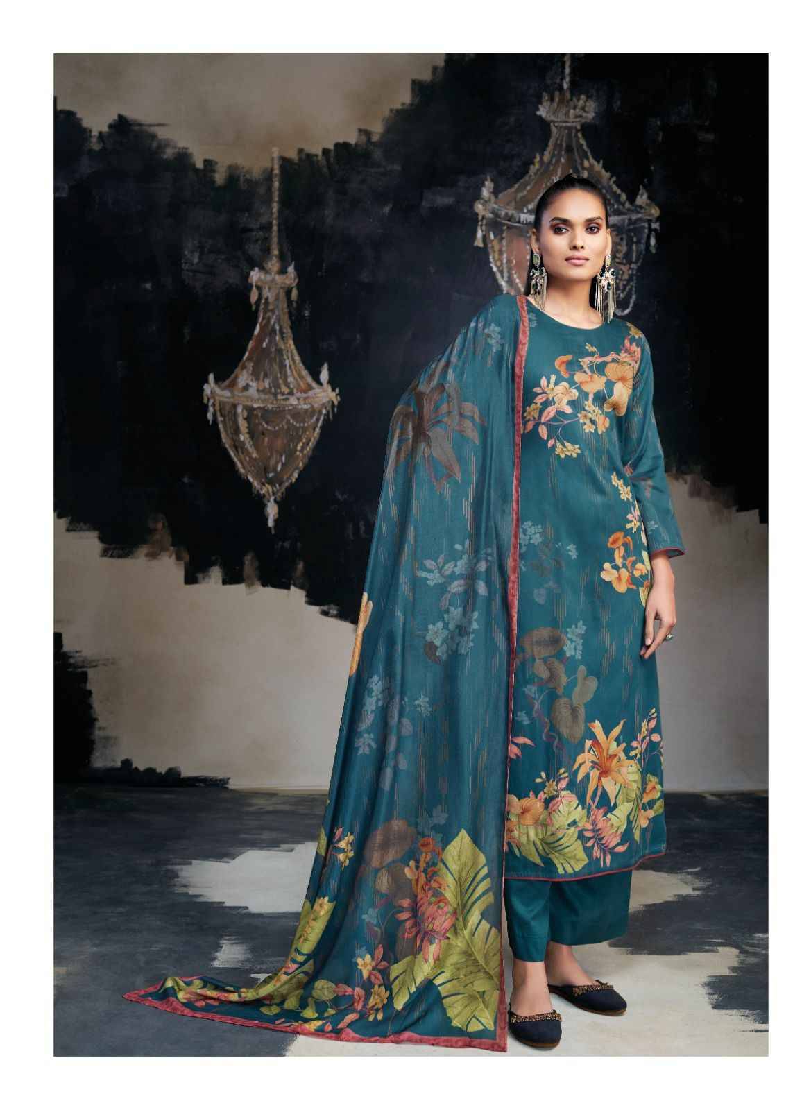 Azara By Ganga Fashion 1683 To 1688 Series Beautiful Festive Suits Colorful Stylish Fancy Casual Wear & Ethnic Wear Satin Silk Embroidered Dresses At Wholesale Price