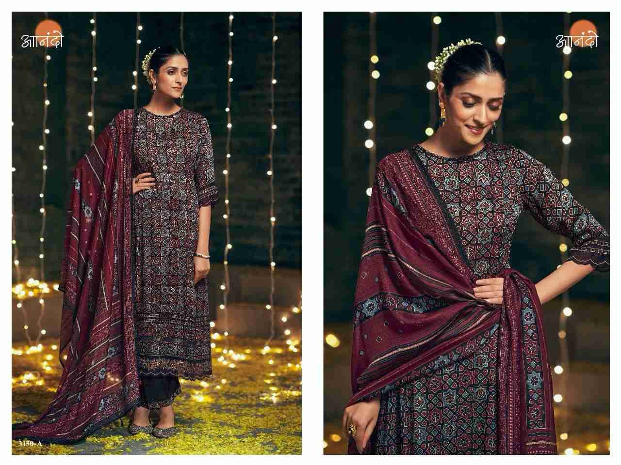 Sofiana-3150 By Anando 3150-A To 3150-B Series Designer Pakistani Suits Beautiful Stylish Fancy Colorful Party Wear & Occasional Wear Pure Modal Silk Dresses At Wholesale Price