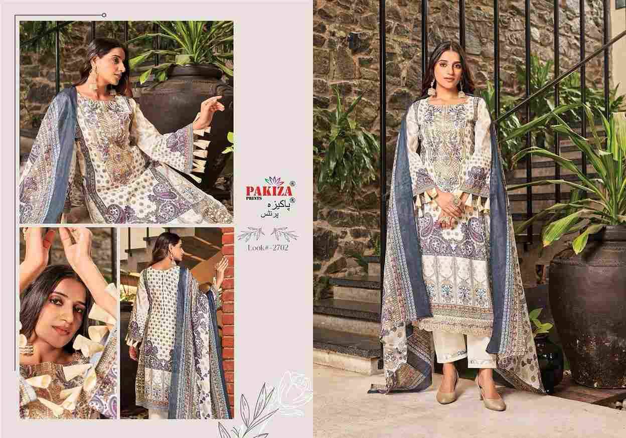 Haniya Hiba Vol-27 By Pakiza Prints 2701 To 2710 Series Beautiful Festive Suits Stylish Fancy Colorful Party Wear & Occasional Wear Lawn Cotton Dresses At Wholesale Price