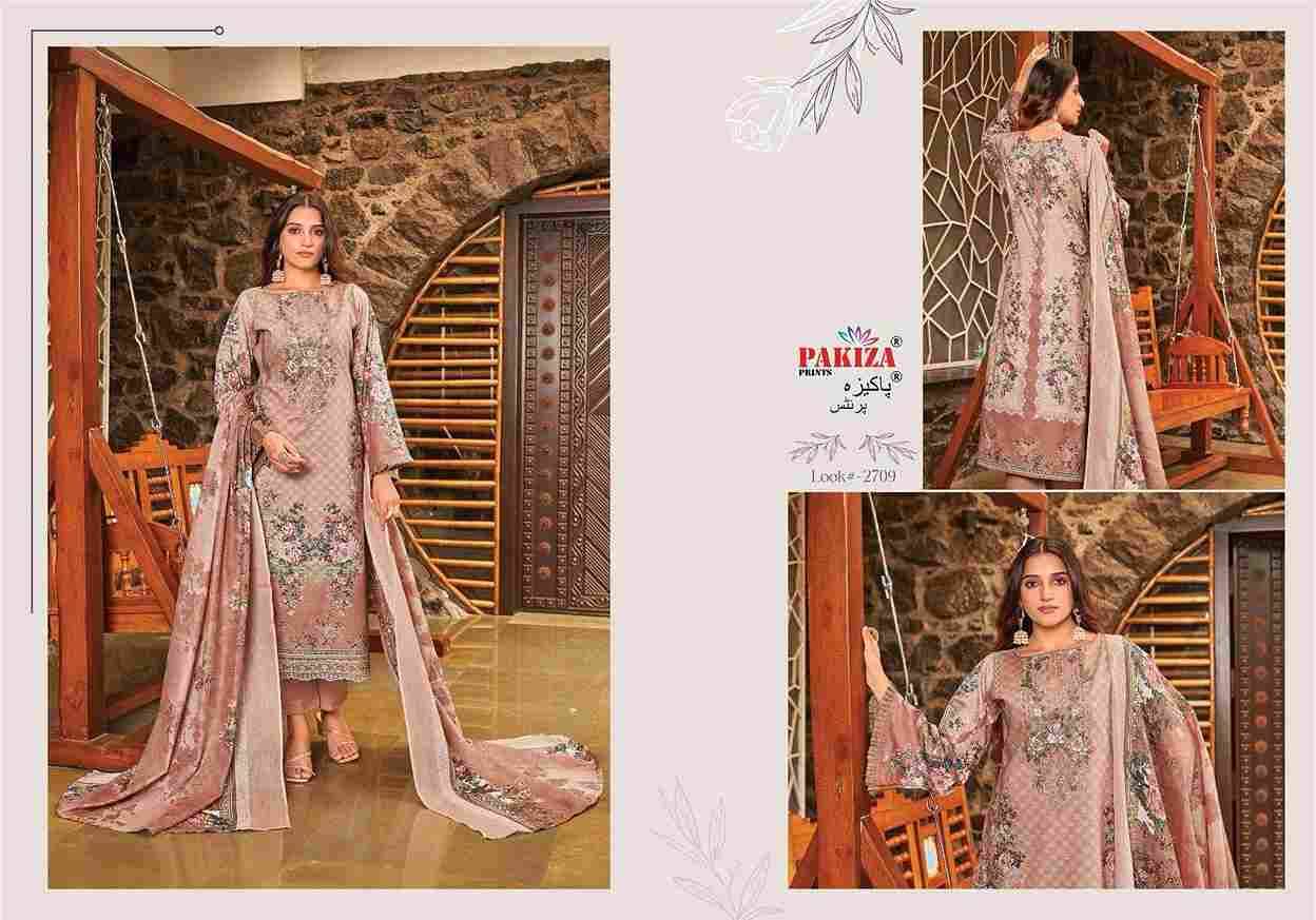 Haniya Hiba Vol-27 By Pakiza Prints 2701 To 2710 Series Beautiful Festive Suits Stylish Fancy Colorful Party Wear & Occasional Wear Lawn Cotton Dresses At Wholesale Price