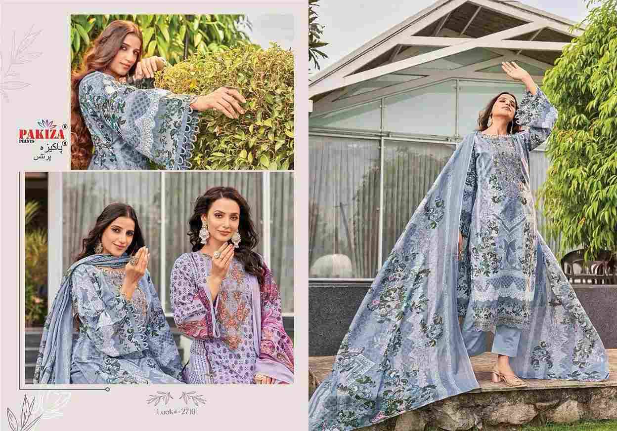 Haniya Hiba Vol-27 By Pakiza Prints 2701 To 2710 Series Beautiful Festive Suits Stylish Fancy Colorful Party Wear & Occasional Wear Lawn Cotton Dresses At Wholesale Price