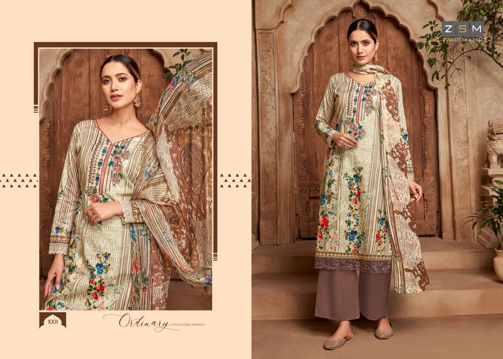 Maheen By Zsm 1001 To 1006 Series Beautiful Suits Colorful Stylish Fancy Casual Wear & Ethnic Wear Pure Lawn Cotton Printed Dresses At Wholesale Price