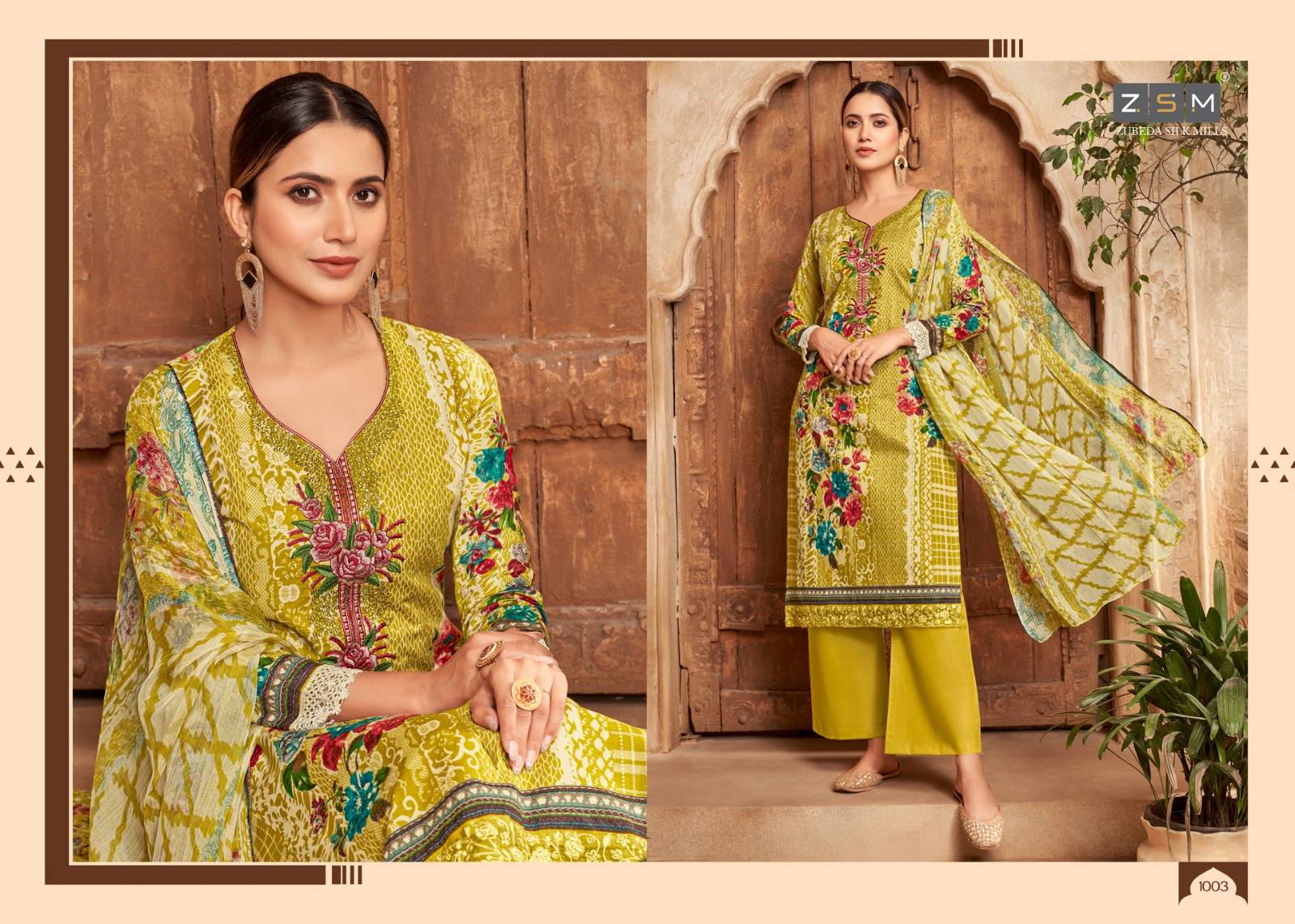 Maheen By Zsm 1001 To 1006 Series Beautiful Suits Colorful Stylish Fancy Casual Wear & Ethnic Wear Pure Lawn Cotton Printed Dresses At Wholesale Price