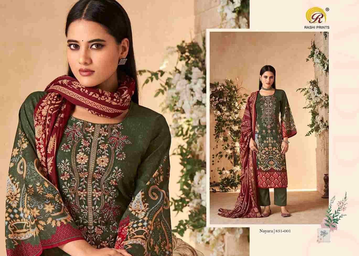 Nayara-31 By Rashi Prints 831-01 To 831-08 Series Beautiful Festive Suits Stylish Fancy Colorful Casual Wear & Ethnic Wear Pure Cambric Cotton Dresses At Wholesale Price