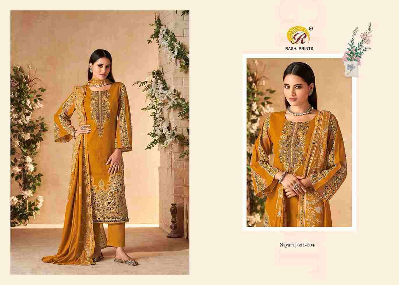 Nayara-31 By Rashi Prints 831-01 To 831-08 Series Beautiful Festive Suits Stylish Fancy Colorful Casual Wear & Ethnic Wear Pure Cambric Cotton Dresses At Wholesale Price