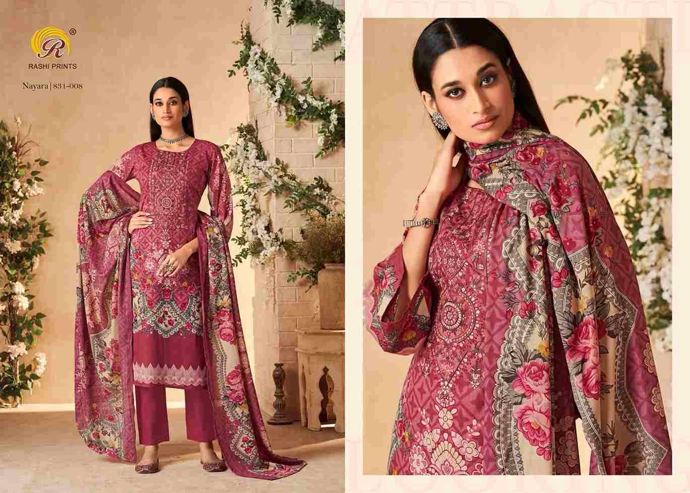 Nayara-31 By Rashi Prints 831-01 To 831-08 Series Beautiful Festive Suits Stylish Fancy Colorful Casual Wear & Ethnic Wear Pure Cambric Cotton Dresses At Wholesale Price