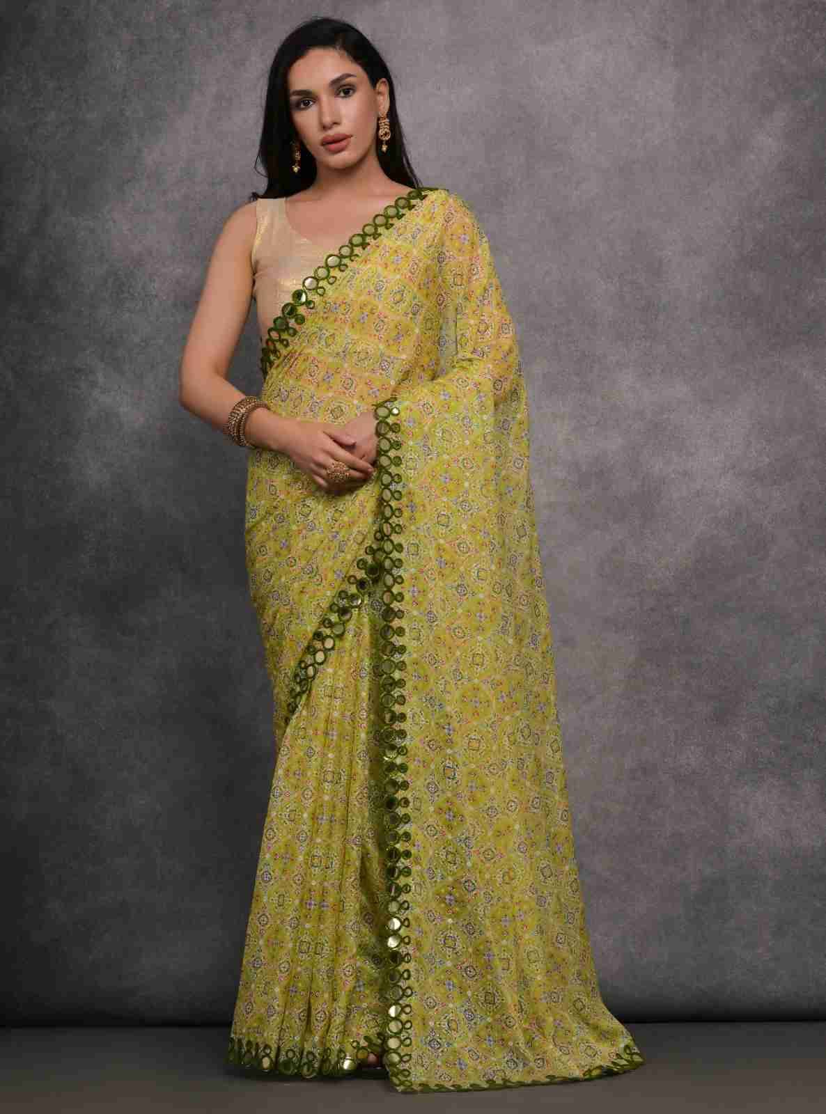 Floral Vol-18 By Pc 01 To 04 Series Indian Traditional Wear Collection Beautiful Stylish Fancy Colorful Party Wear & Occasional Wear Georgette Embroidered Sarees At Wholesale Price