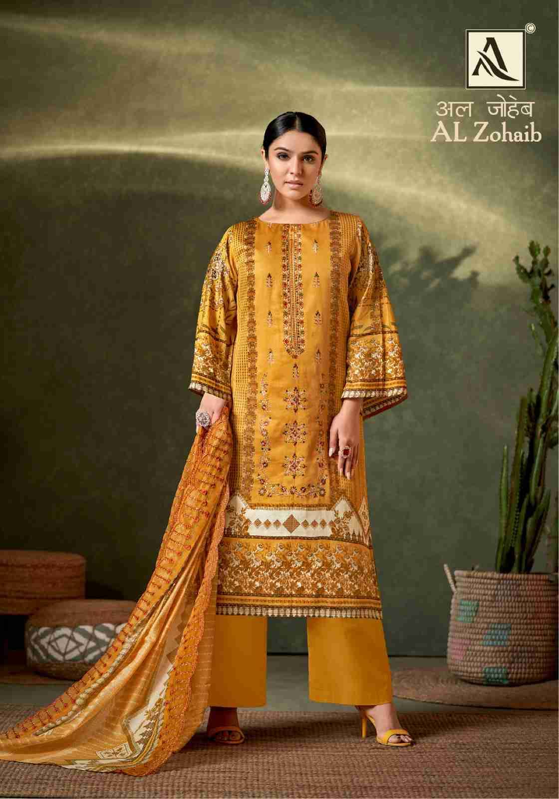 Al Zohaib By Alok Suit 1437-001 To 1437-008 Series Beautiful Festive Suits Stylish Fancy Colorful Casual Wear & Ethnic Wear Pure Jam Cotton Print Dresses At Wholesale Price