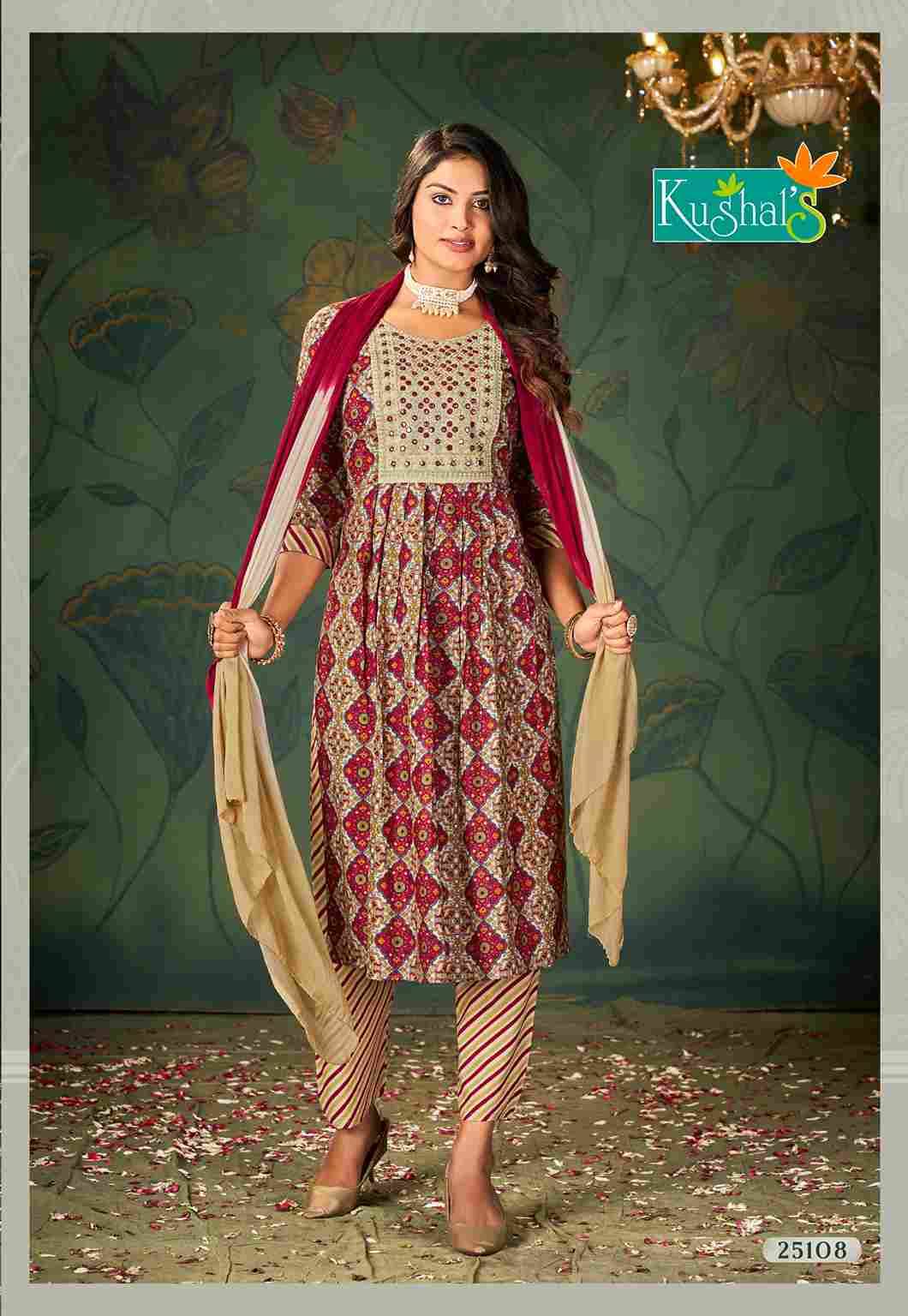 Noor By Kushals 25101 To 25110 Series Beautiful Festive Suits Colorful Stylish Fancy Casual Wear & Ethnic Wear Rayon Print Dresses At Wholesale Price