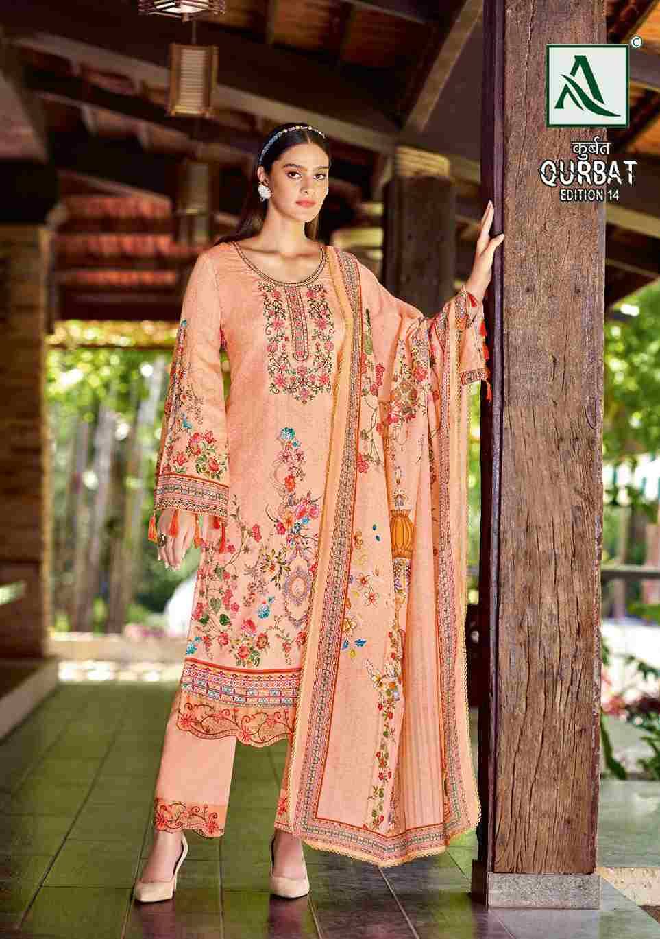 Qurbat Vol-14 By Alok Suit 1446-001 To 1446-008 Series Beautiful Festive Suits Colorful Stylish Fancy Casual Wear & Ethnic Wear Pure Jam Cotton Dresses At Wholesale Price
