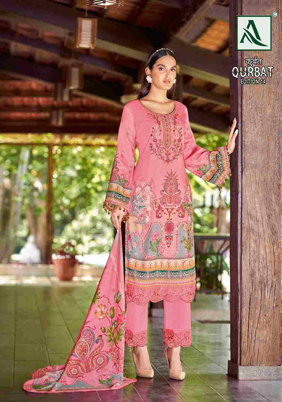 Qurbat Vol-14 By Alok Suit 1446-001 To 1446-008 Series Beautiful Festive Suits Colorful Stylish Fancy Casual Wear & Ethnic Wear Pure Jam Cotton Dresses At Wholesale Price