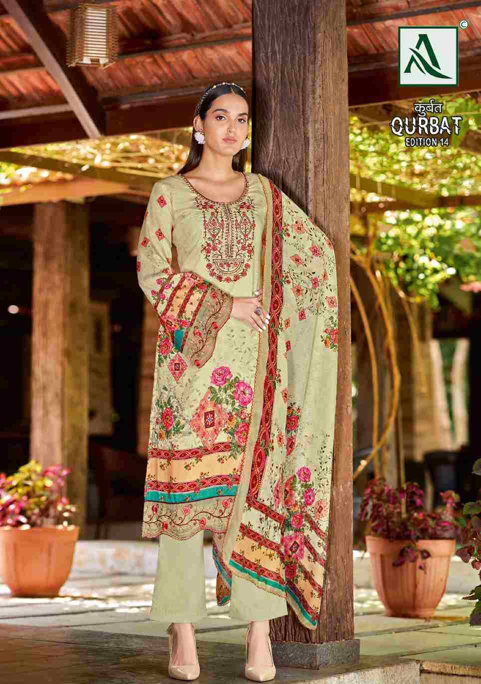 Qurbat Vol-14 By Alok Suit 1446-001 To 1446-008 Series Beautiful Festive Suits Colorful Stylish Fancy Casual Wear & Ethnic Wear Pure Jam Cotton Dresses At Wholesale Price