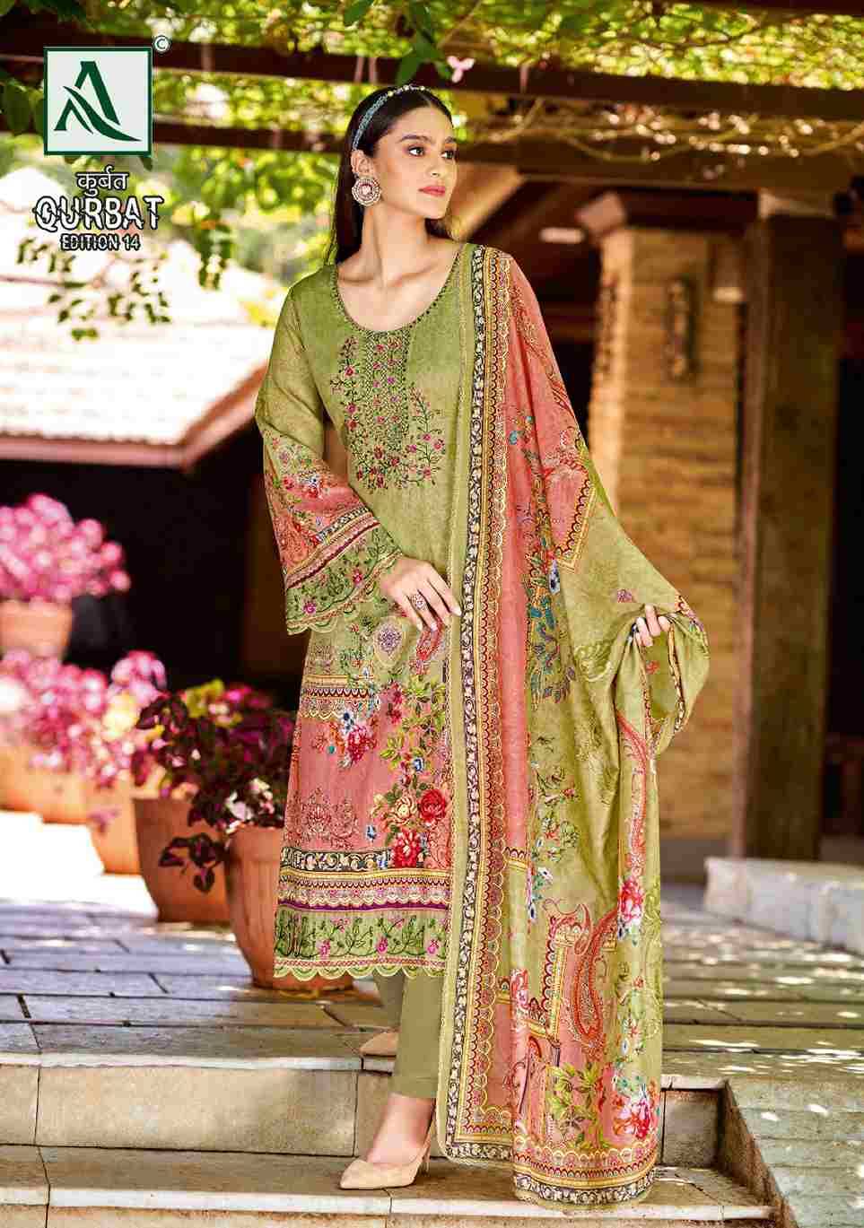 Qurbat Vol-14 By Alok Suit 1446-001 To 1446-008 Series Beautiful Festive Suits Colorful Stylish Fancy Casual Wear & Ethnic Wear Pure Jam Cotton Dresses At Wholesale Price