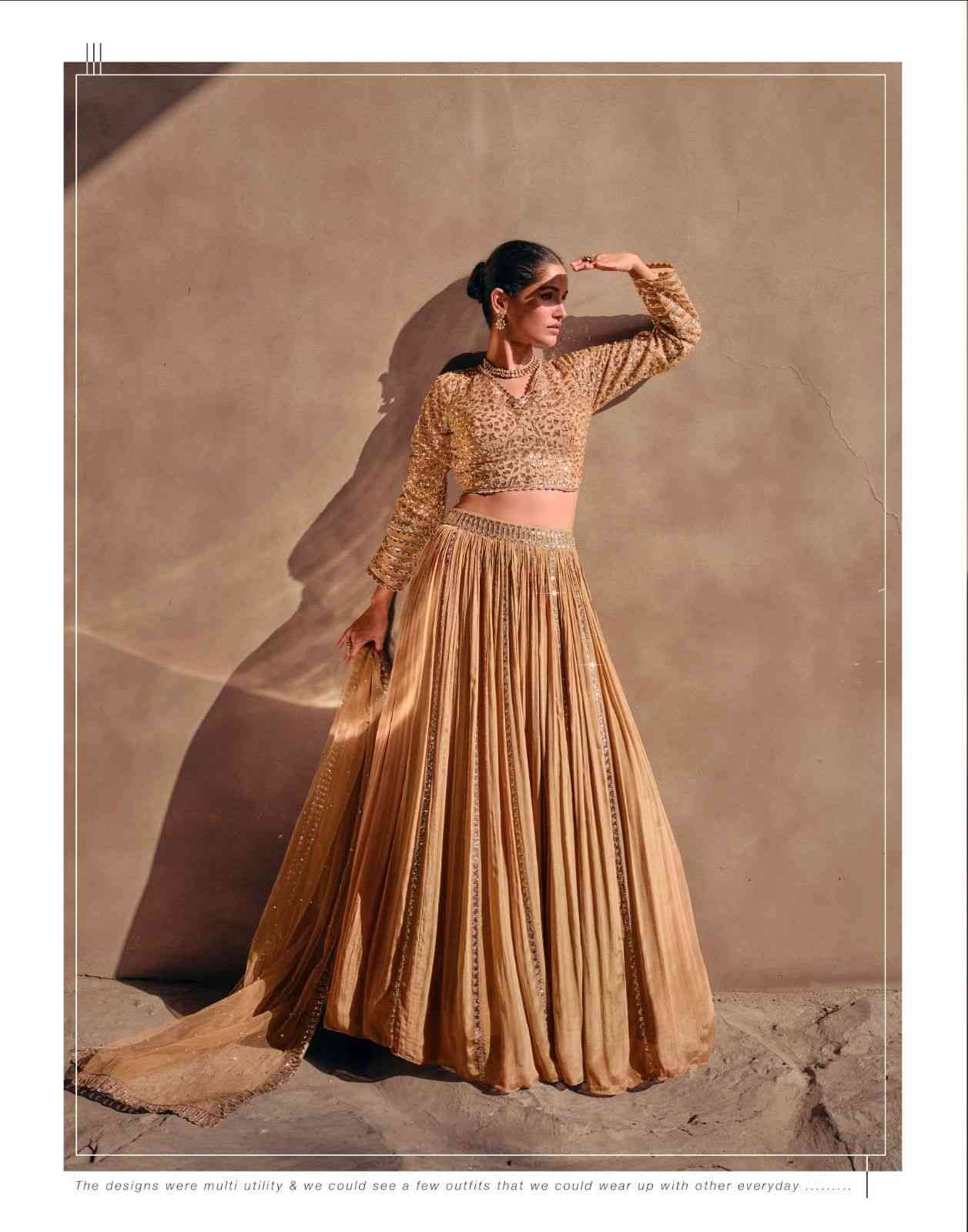 Riwayaat By Sayuri 5394 To 5396 Series Festive Wear Collection Beautiful Stylish Colorful Fancy Party Wear & Occasional Wear Chinnon Silk Lehengas At Wholesale Price