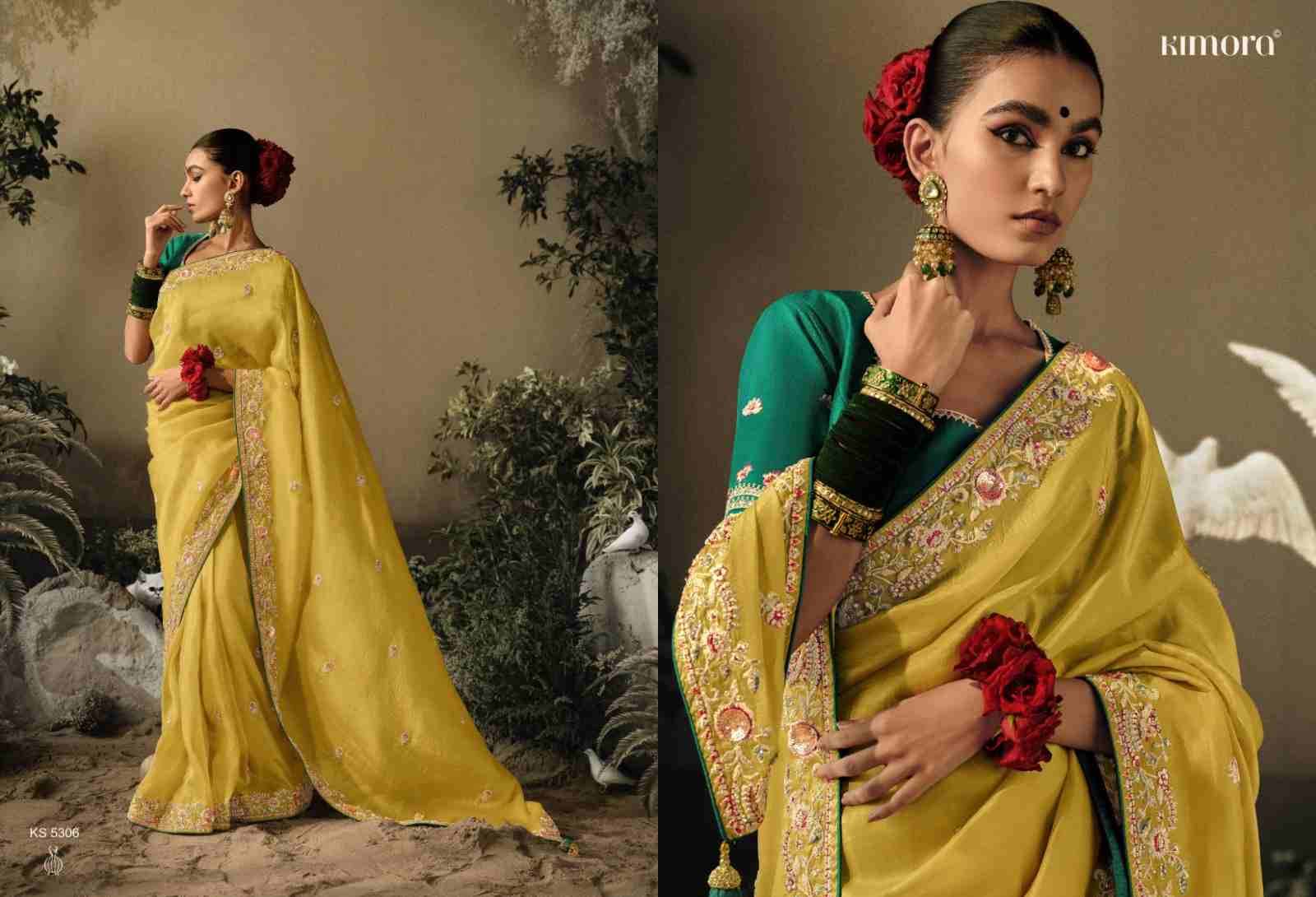 Saawariya By Kimora Fashion 5301 To 5311 Series Indian Traditional Wear Collection Beautiful Stylish Fancy Colorful Party Wear & Occasional Wear Fancy Sarees At Wholesale Price
