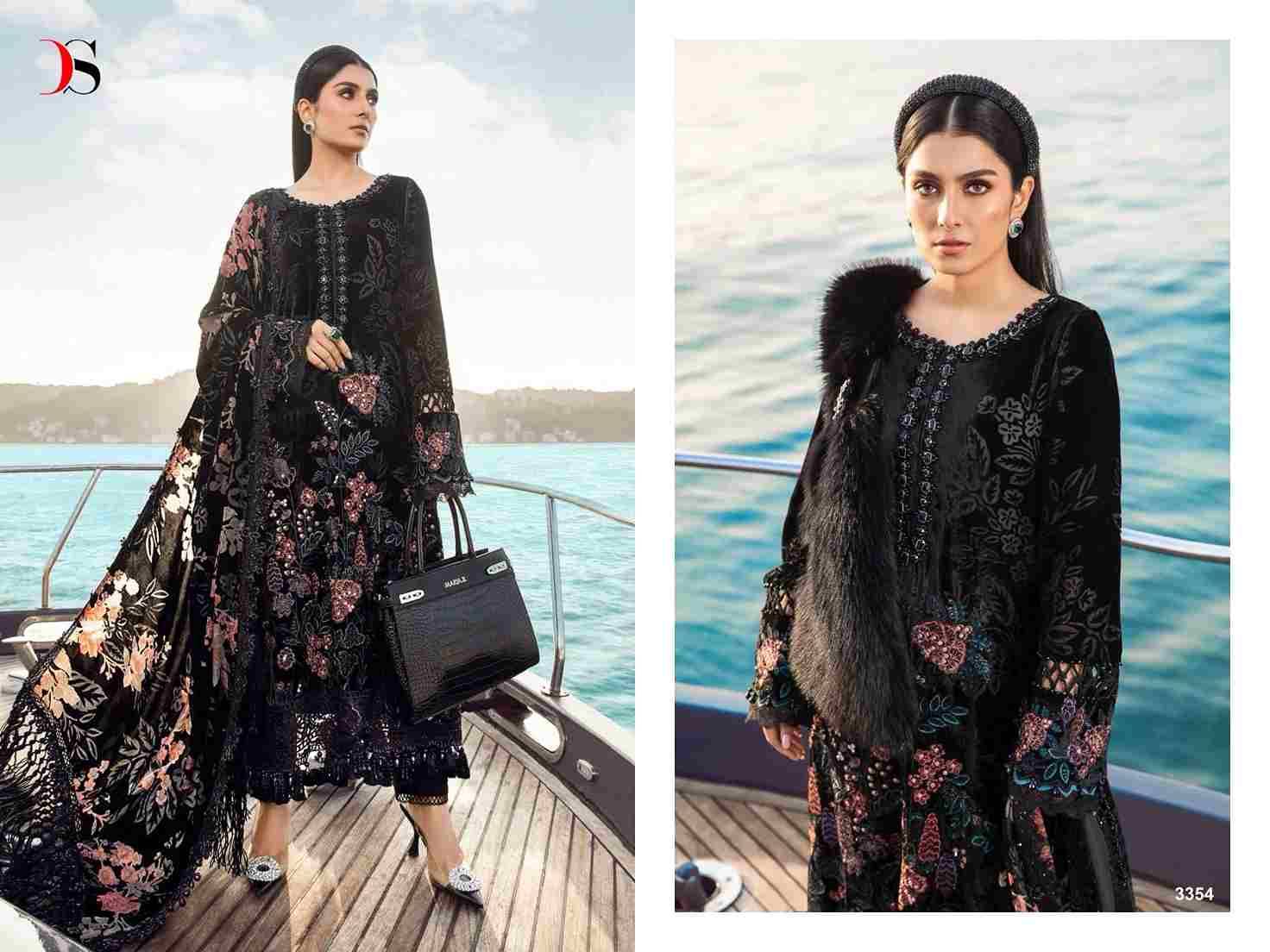 Maria.B. Embroidered-24 By Deepsy Suits 3351 To 3354 Serie Wholesale Designer Pakistani Suits Collection Beautiful Stylish Fancy Colorful Party Wear & Occasional Wear Rayon Cotton Embroidered Dresses At Wholesale Price