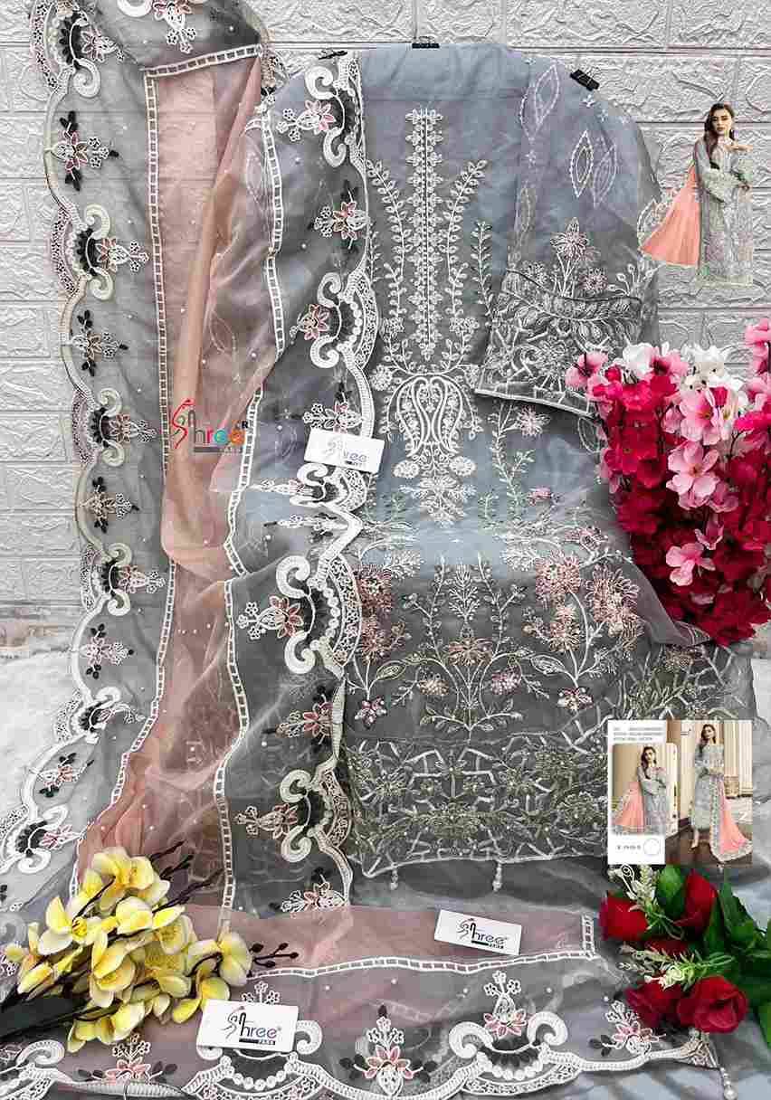 Shree Fabs Hit Design K-1910 Colours By Shree Fabs K-1910-A To K-1910-D Series Beautiful Pakistani Suits Stylish Fancy Colorful Party Wear & Occasional Wear Organza Embroidery Dresses At Wholesale Price