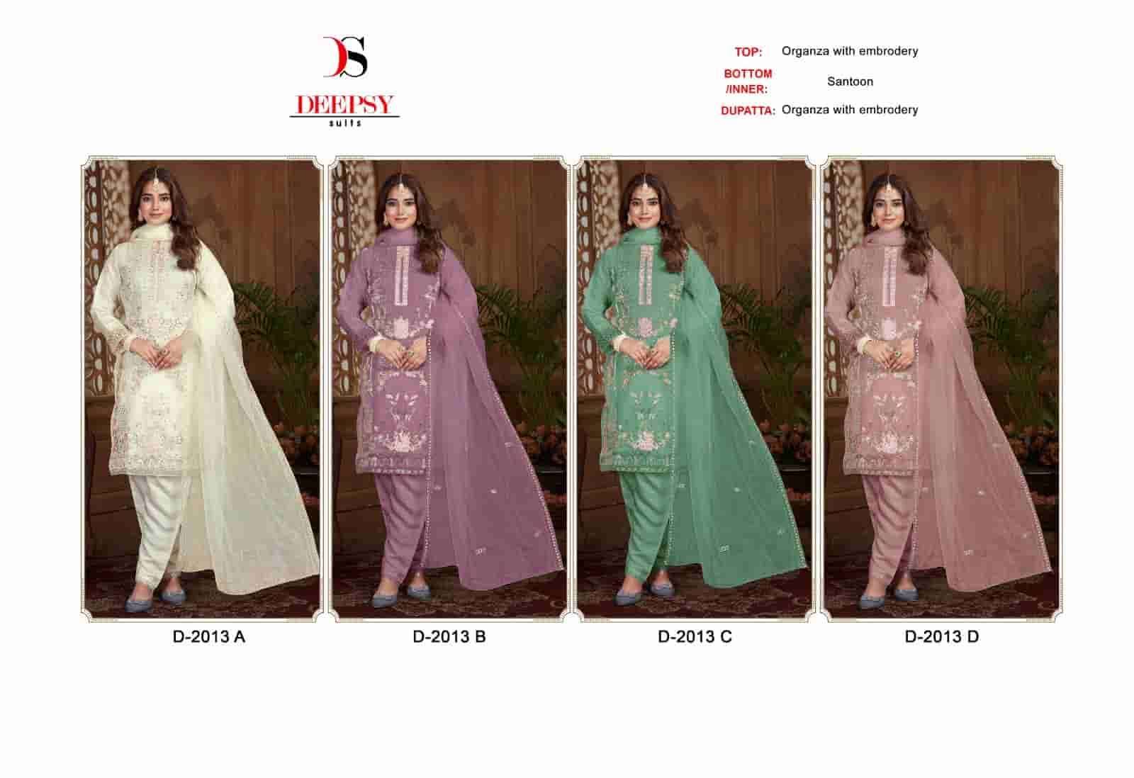 Deepsy Hit Design 2013 Colours By Deepsy Suits 2013-A To 2013-D Series Beautiful Pakistani Suits Stylish Fancy Colorful Party Wear & Occasional Wear Organza Embroidered Dresses At Wholesale Price