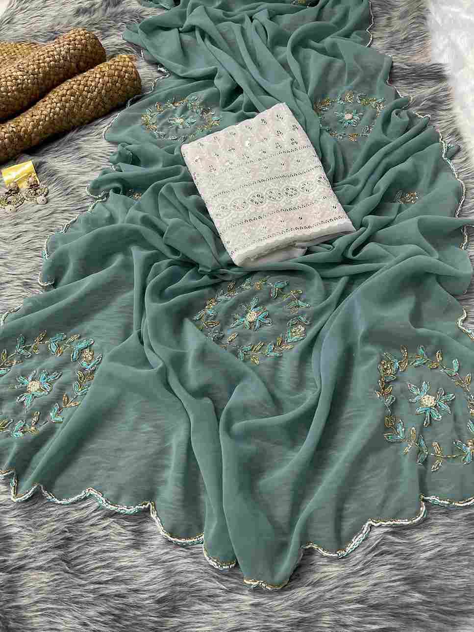 Drishti By Fashid Wholesale 01 To 05 Series Indian Traditional Wear Collection Beautiful Stylish Fancy Colorful Party Wear & Occasional Wear Georgette Silk Sarees At Wholesale Price