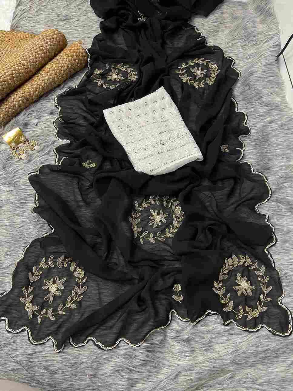 Drishti By Fashid Wholesale 01 To 05 Series Indian Traditional Wear Collection Beautiful Stylish Fancy Colorful Party Wear & Occasional Wear Georgette Silk Sarees At Wholesale Price